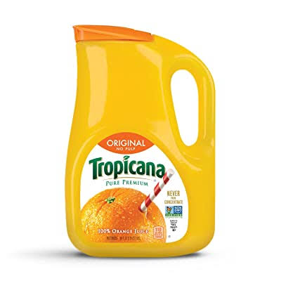Tropicana Pure Premium Original No Pulp 100% Orange Juice - 89 oz