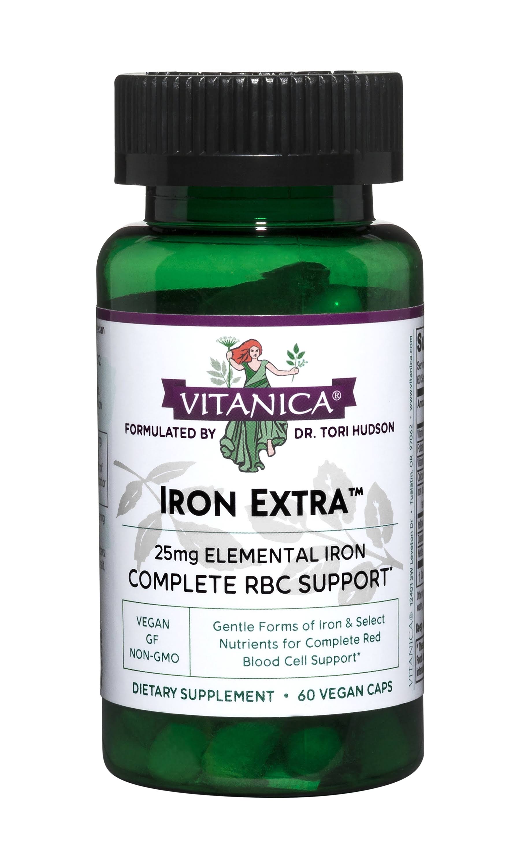 Vitanica Iron Extra Dietary Supplement - 60ct