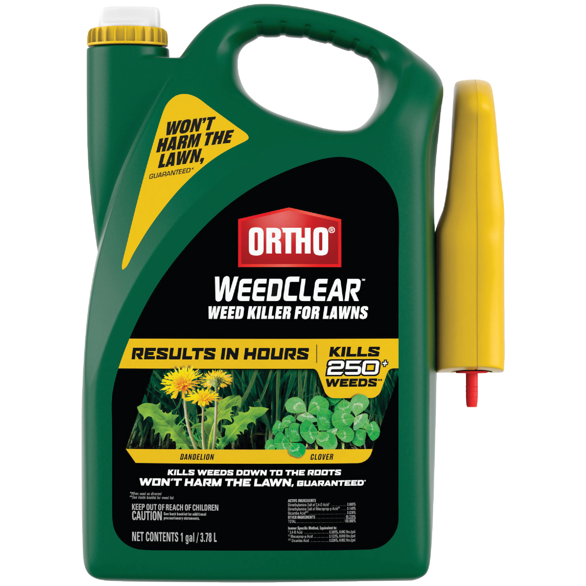 Ortho WeedClear 1 Gal. Ready To Use Trigger Spray Lawn Weed Killer 0204410