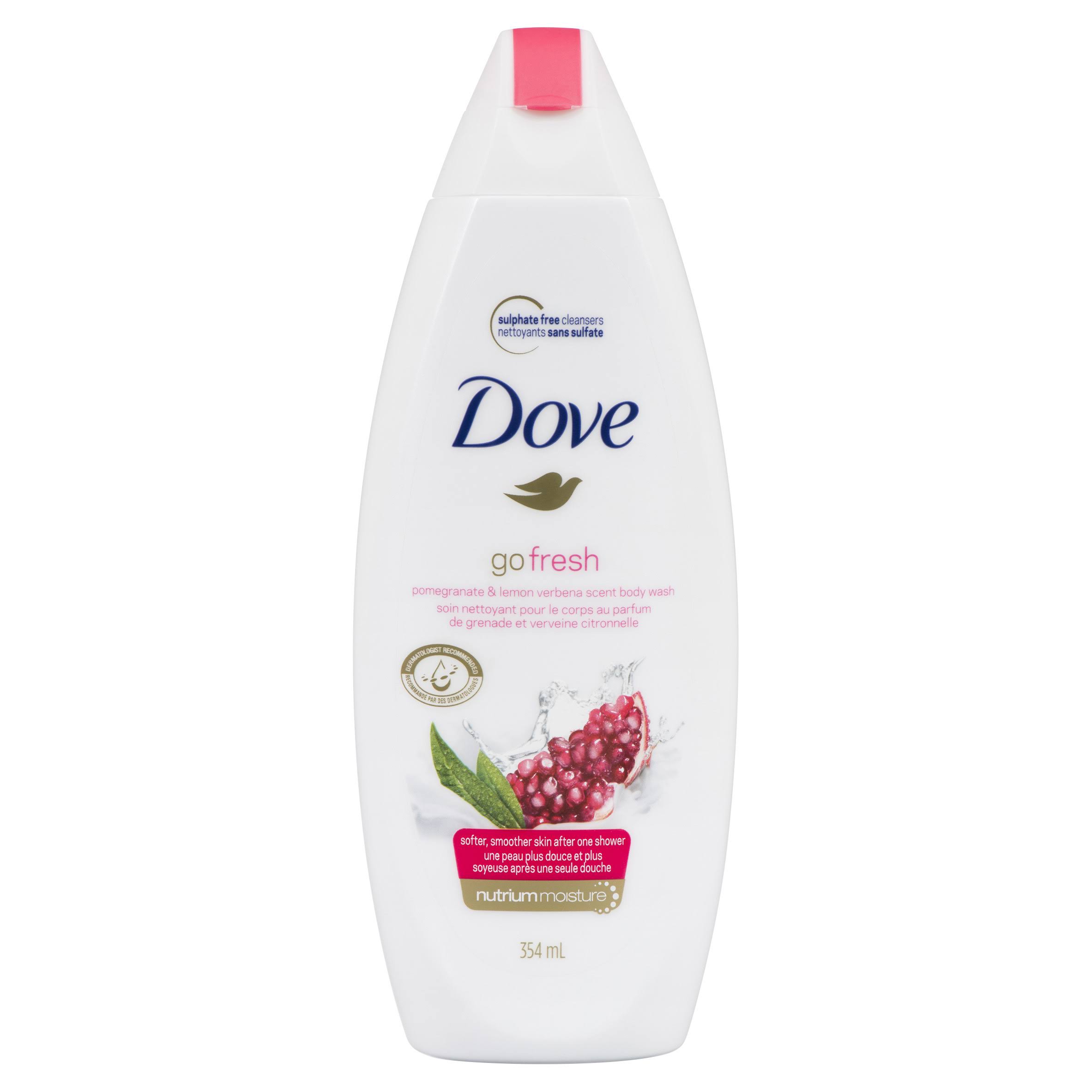Dove Go Fresh Revive Body Wash - Pomegranate and Lemon Verbana Scent, 354ml