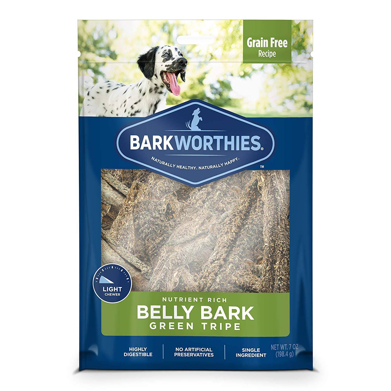 Barkworthies Green Tripe Sticks Treat - 7oz