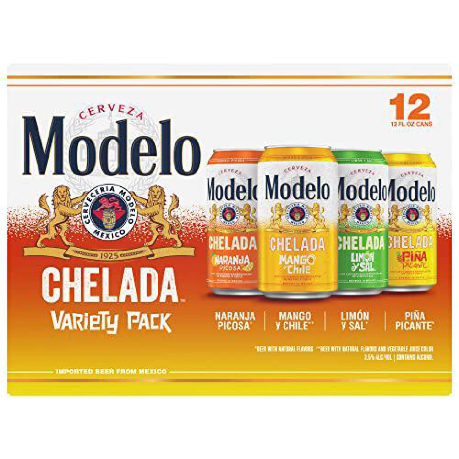 Modelo - Chelada Variety (12 Pack cans)
