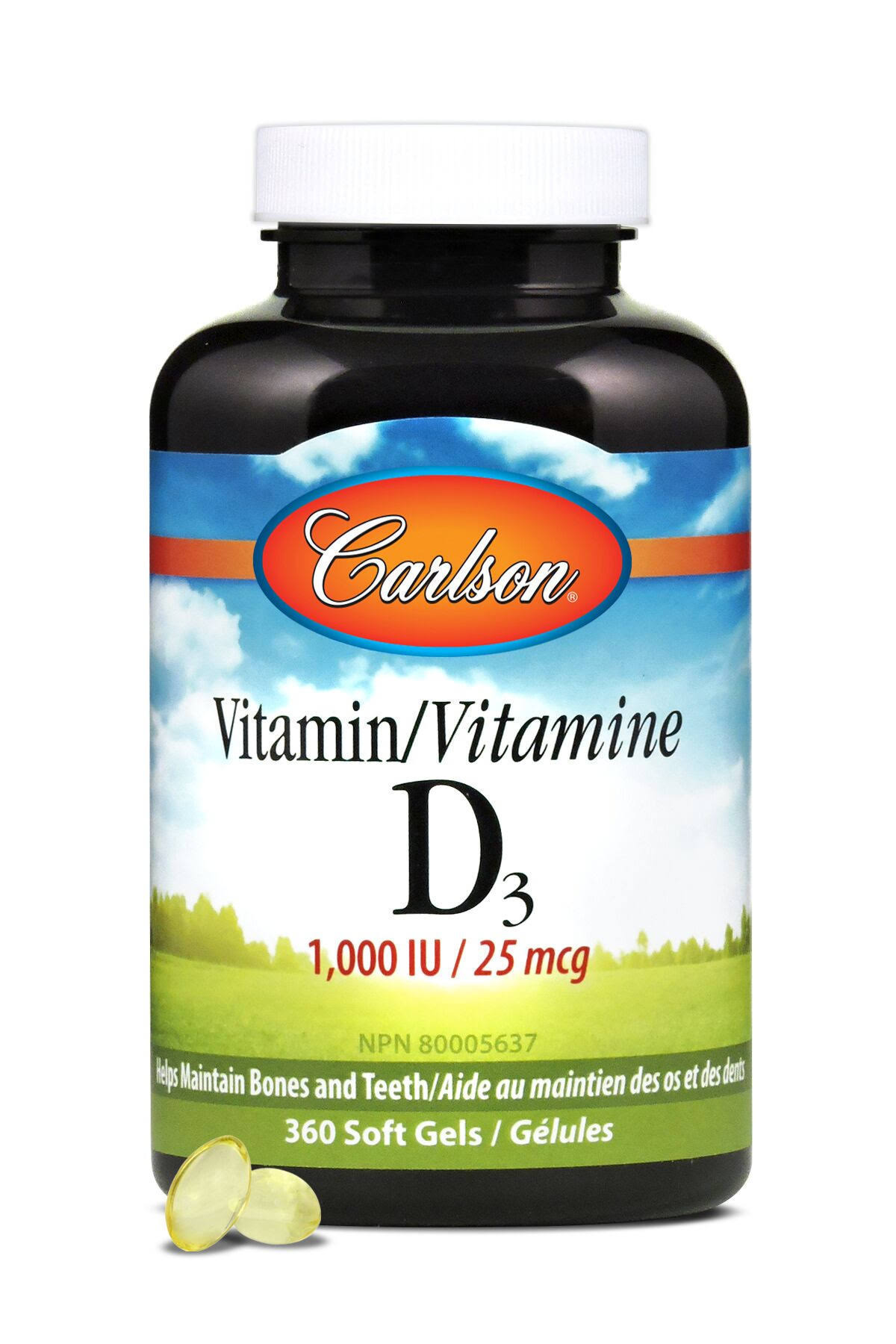 Carlson Vitamin D3 1000IU
