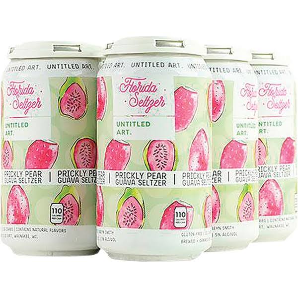 Untitled Art Florida Seltzer Prickly Pear Guava (12oz can)