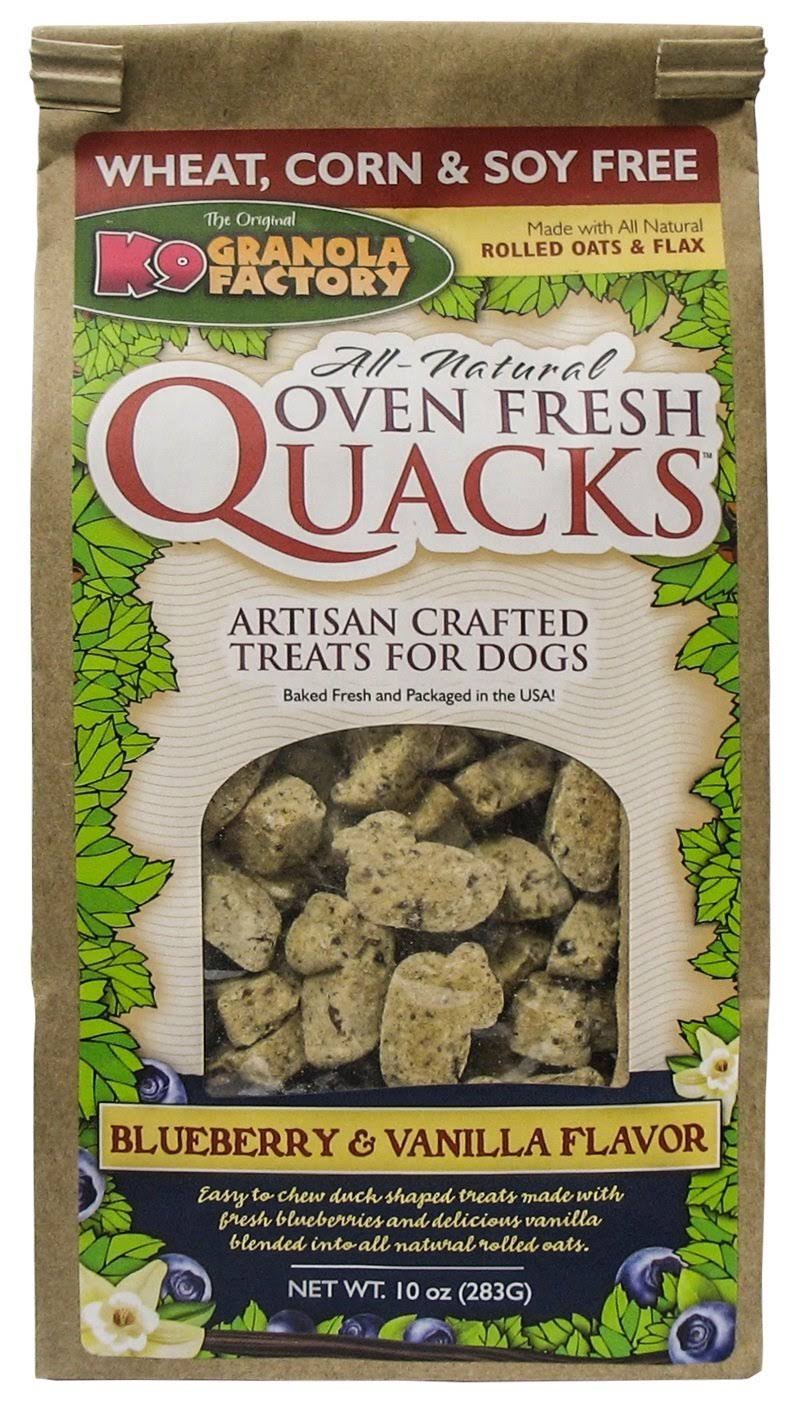 K9 Granola Factory All Natural Oven Fresh Quacks Dog Treats