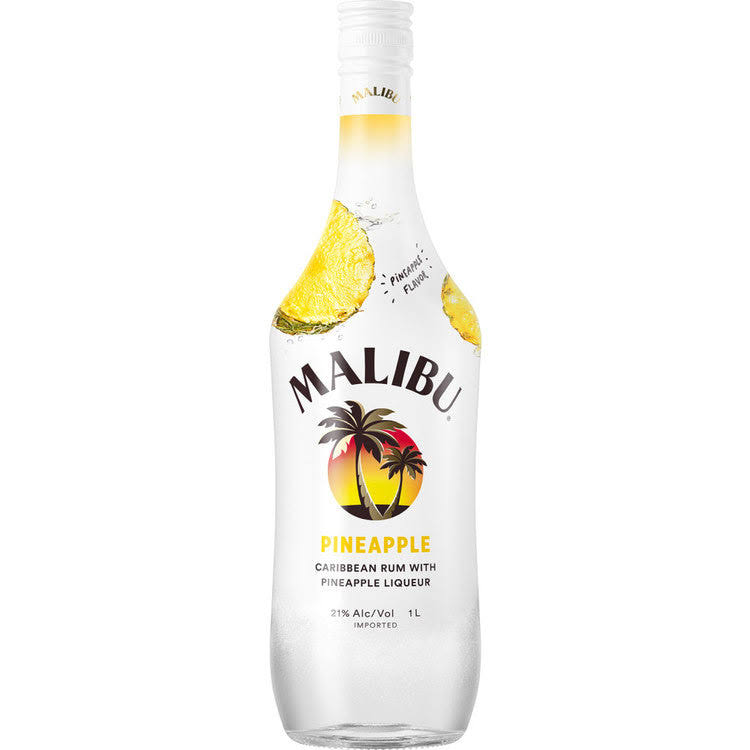 Malibu Pineapple Rum - 1L