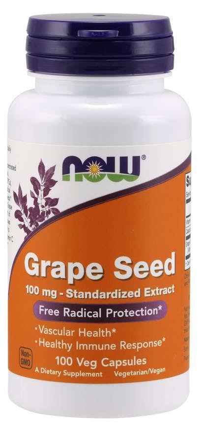 NOW Foods Grape Seed Antioxidant Protection Supplement - 100 Count