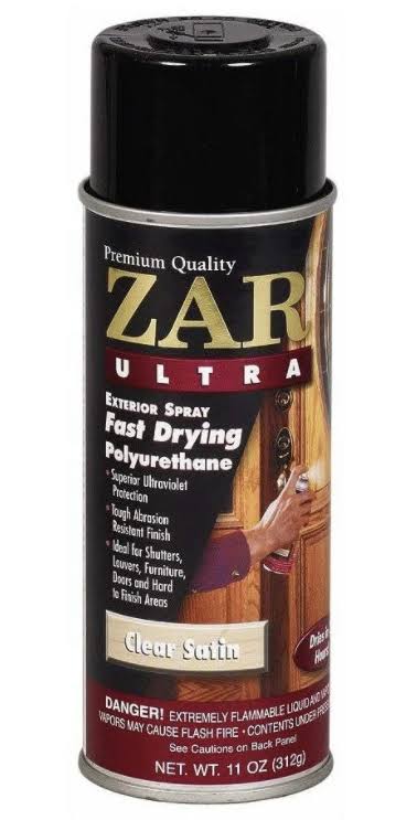 Zar Ultra Fast Drying Polyurethane Spray - Clear Gloss, 11oz