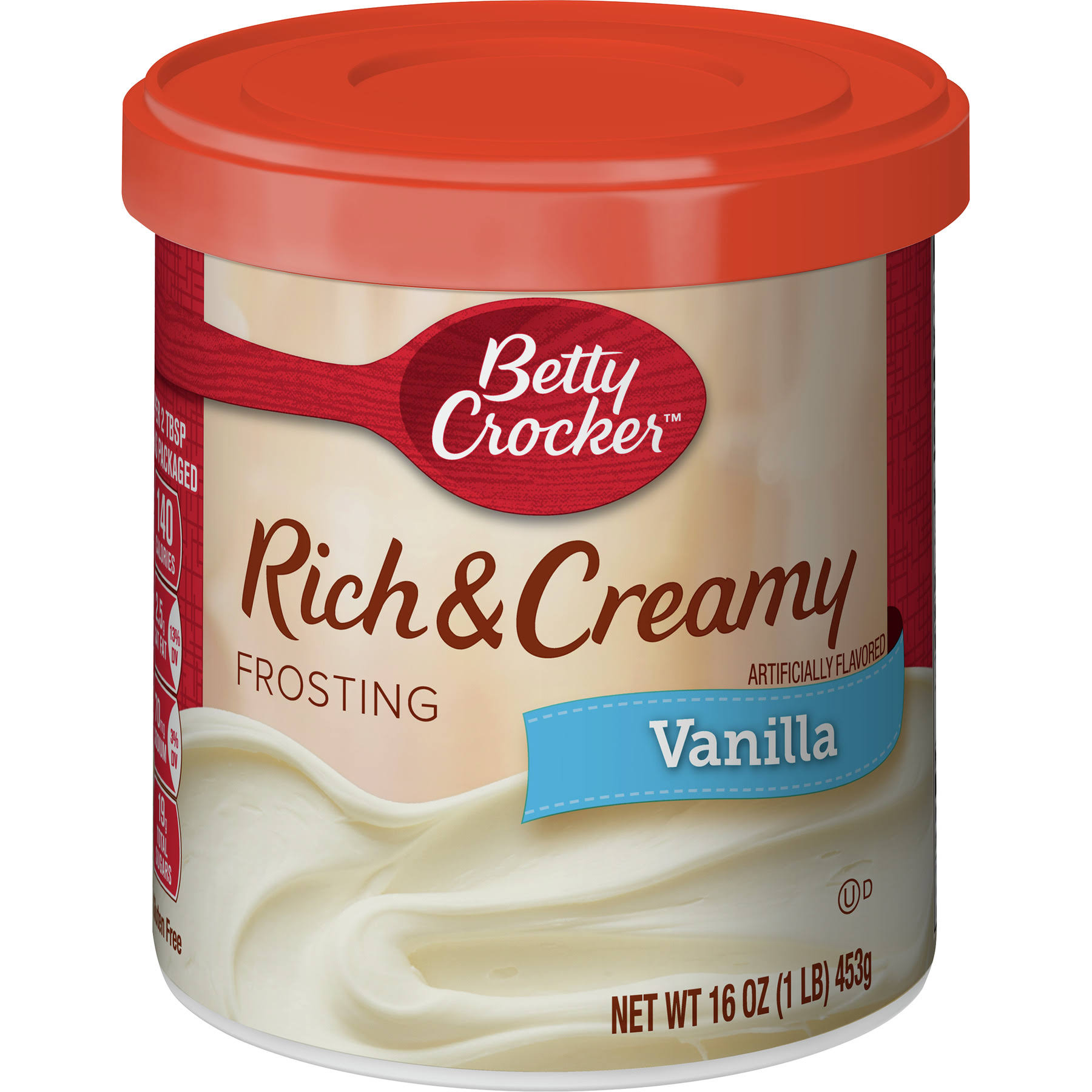 Betty Crocker Rich and Creamy Frosting - Vanilla, 16oz