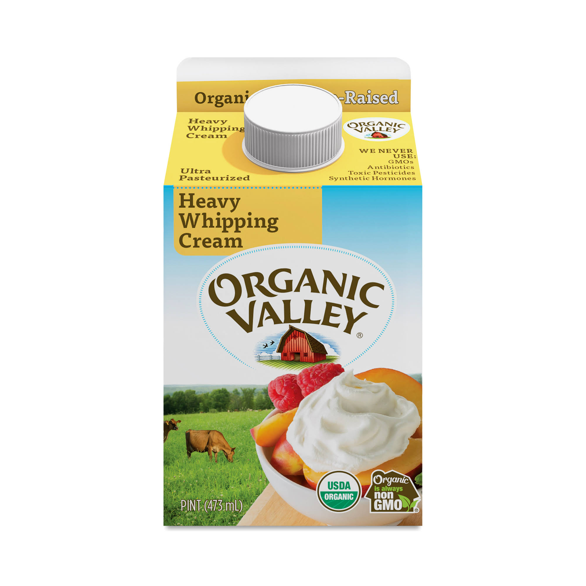 Organic Valley Ultra Pasteurized Heavy Whipping Cream - 16oz