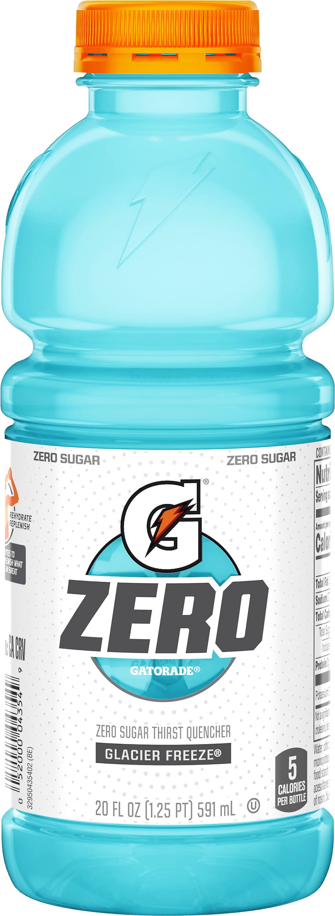 Gatorade Zero Glacier Freeze Zero Sugar Thirst Quencher - 20oz