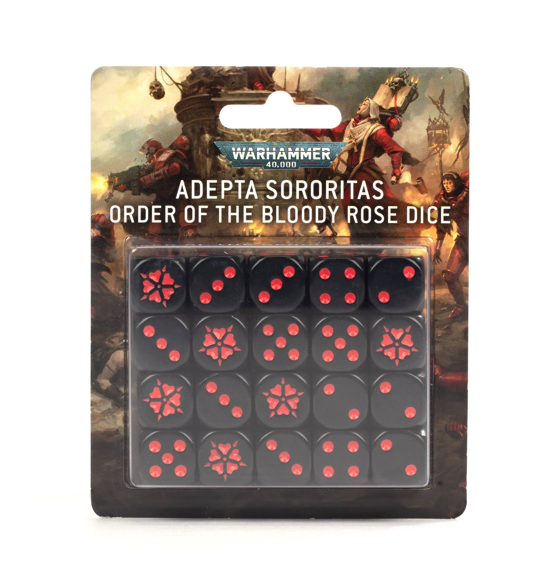 Games Workshop Adepta Sororitas - Order Of The Bloody Rose Dice