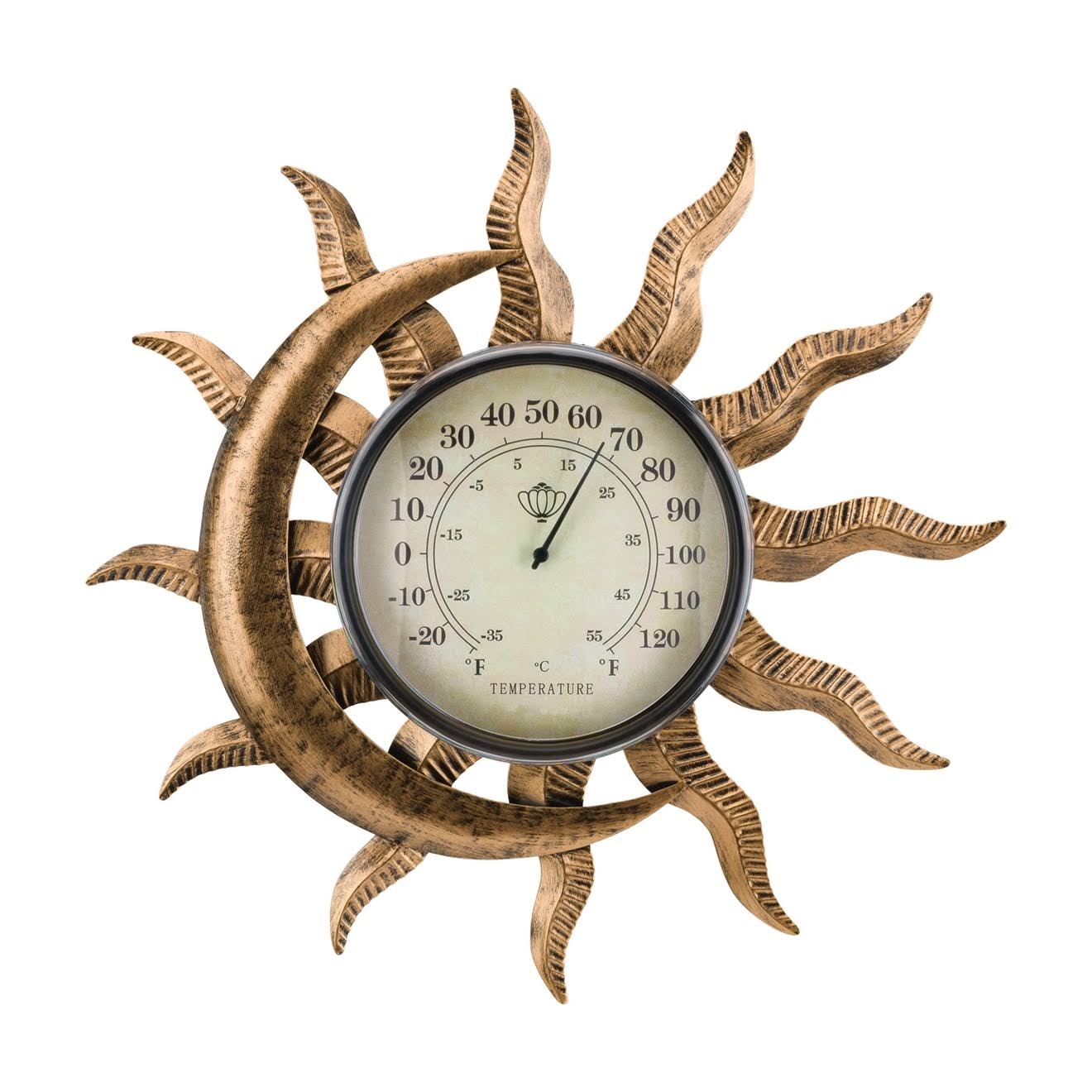 Regal Art & Gift Sun & Moon Outdoor Wall Thermometer one size