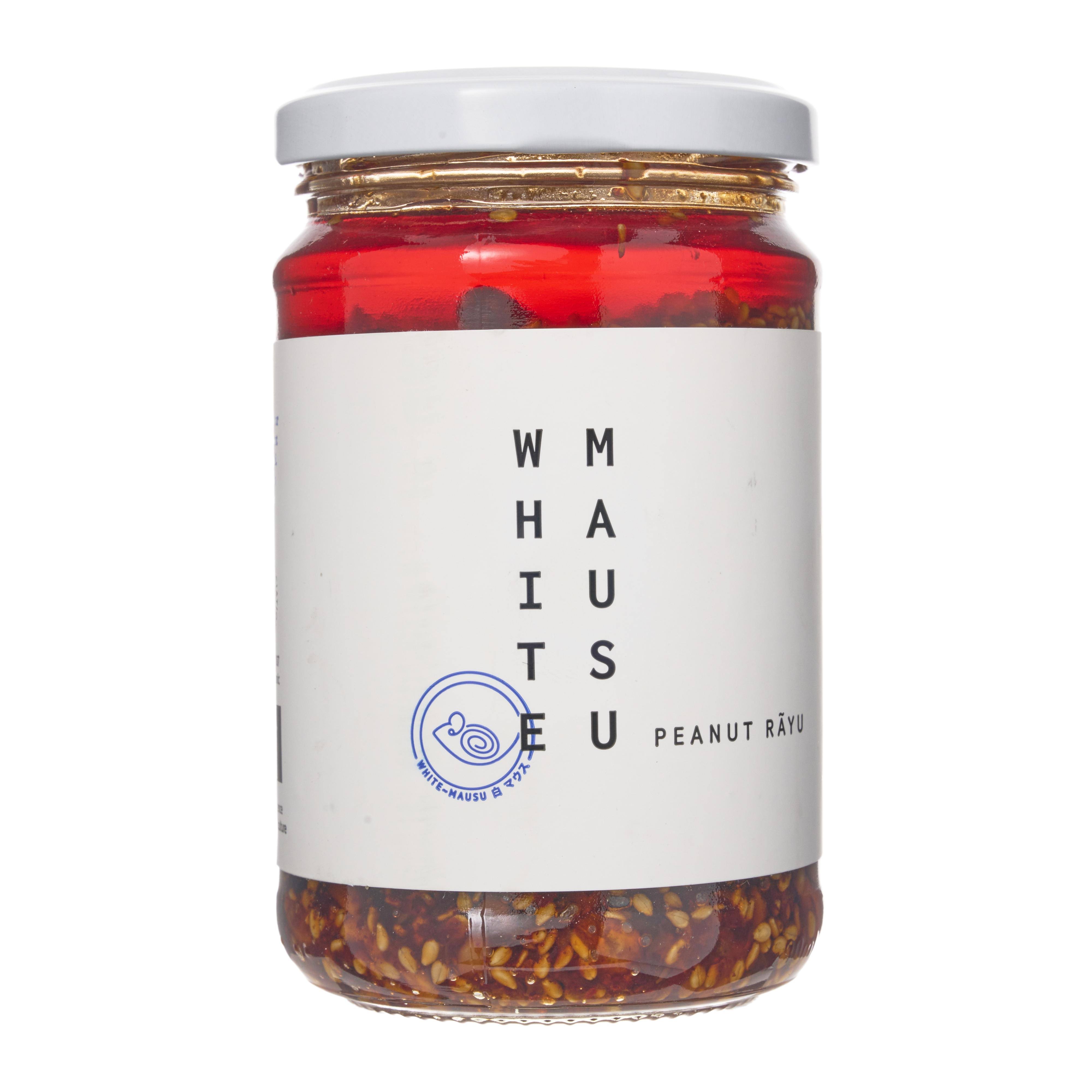 Condiments & Preserves White Mausu Peanut Rāyu Chilli Oil 240g
