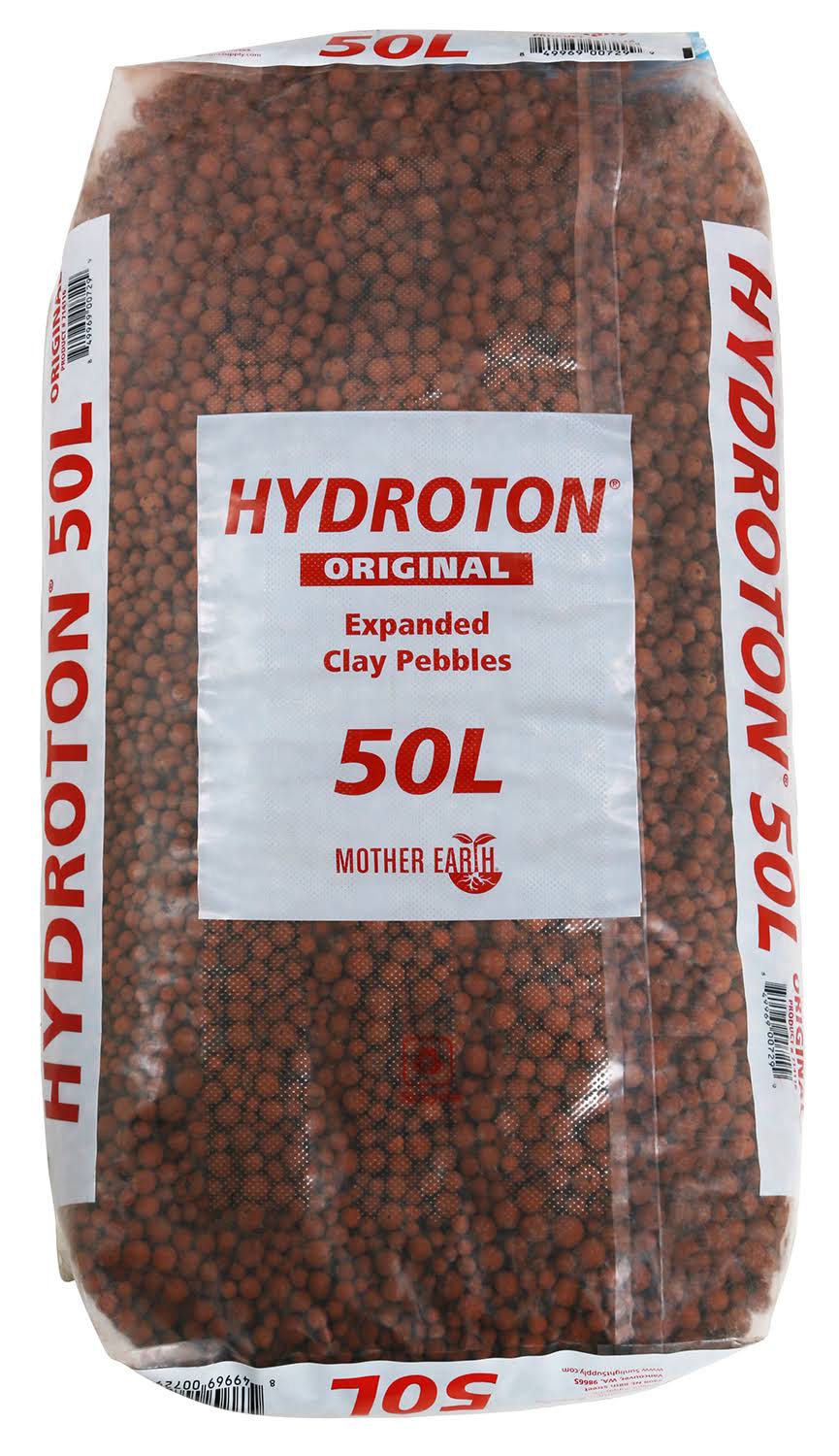 Mother Earth Hydroton Clay Pebbles - 50 Liter
