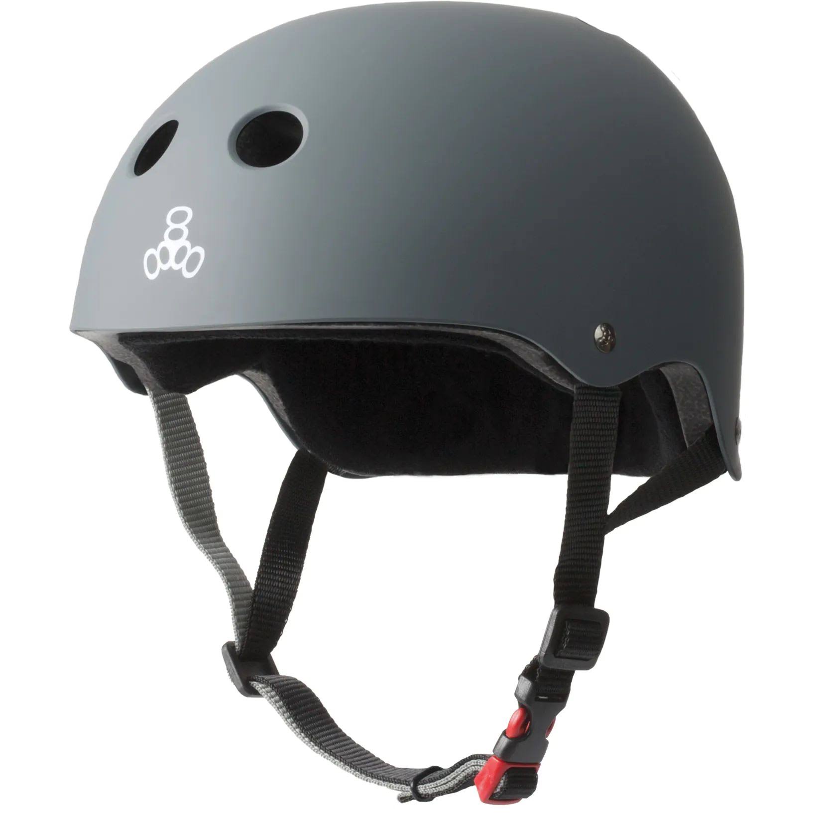 Triple Eight The Certified Sweatsaver Helmet - carbon rubber