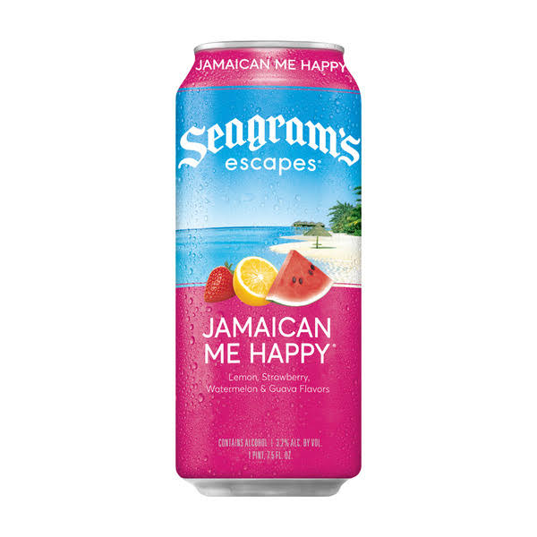 Seagrams Escapes Malt Beverage, Jamaican Me Happy - 23.5 fl oz