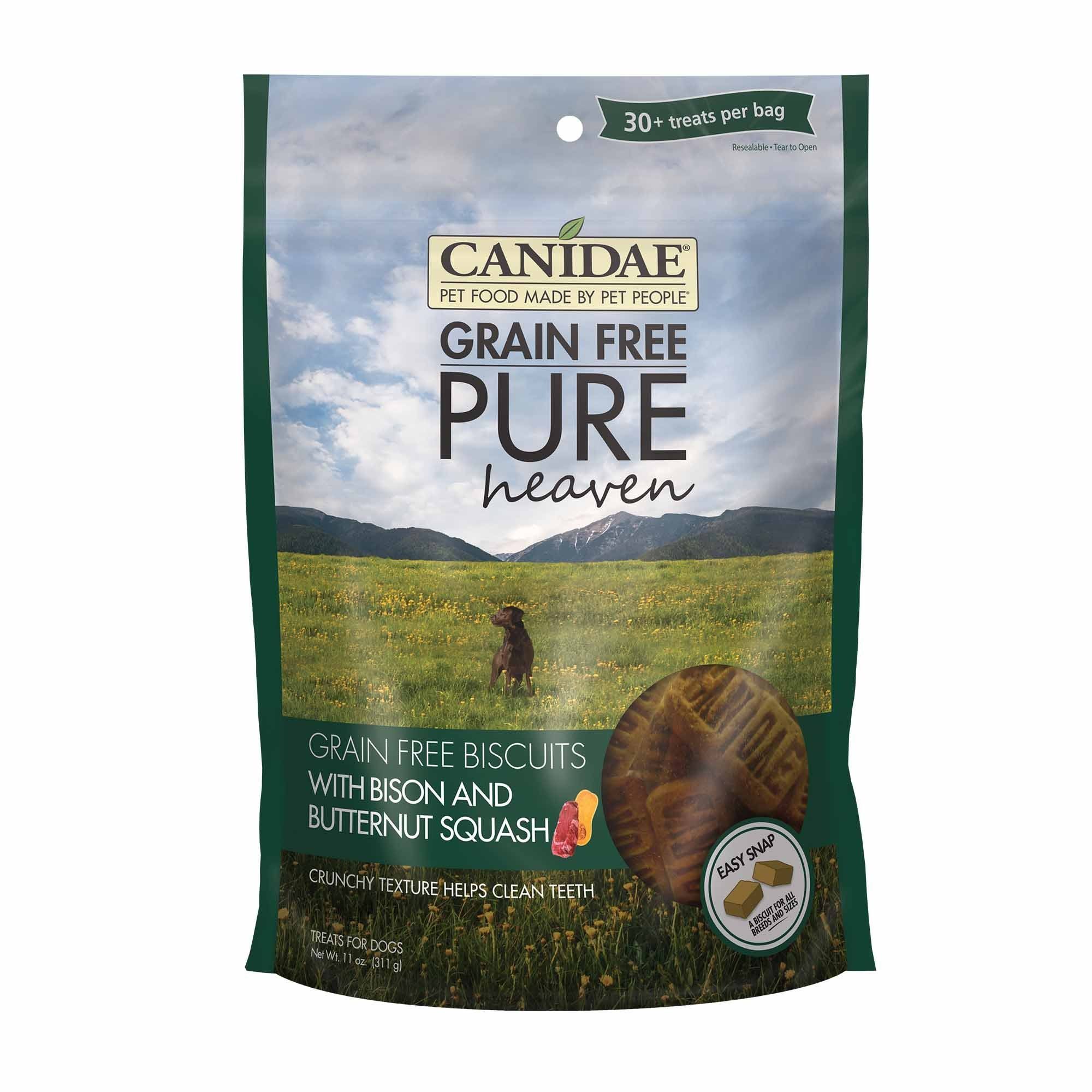 Canidae Grain Free Pure Heaven Dog Biscuits with Bison and Butternut Squash - 11oz