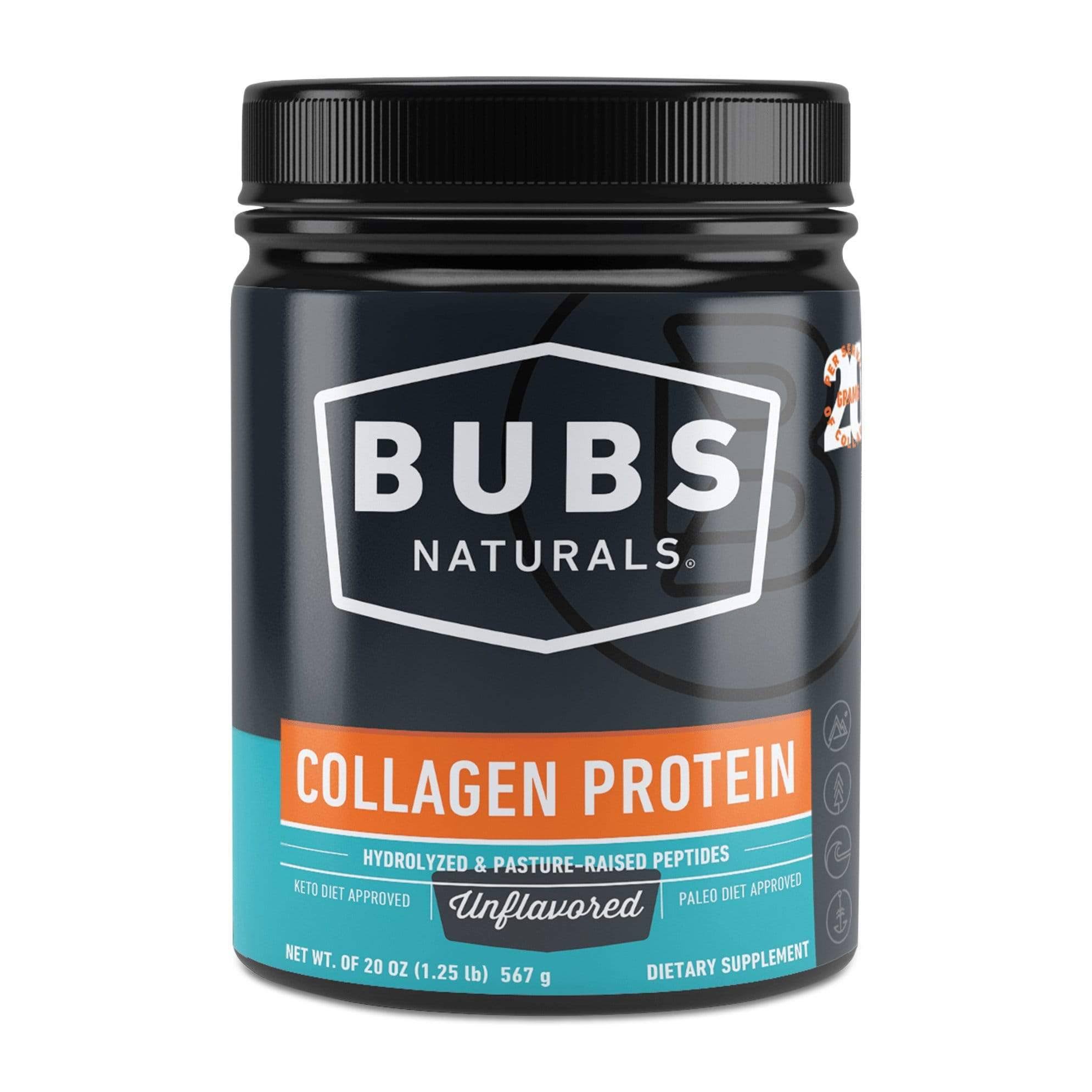 BUBS Naturals Pasture Raised Grass-Fed Collagen Peptides | Paleo and