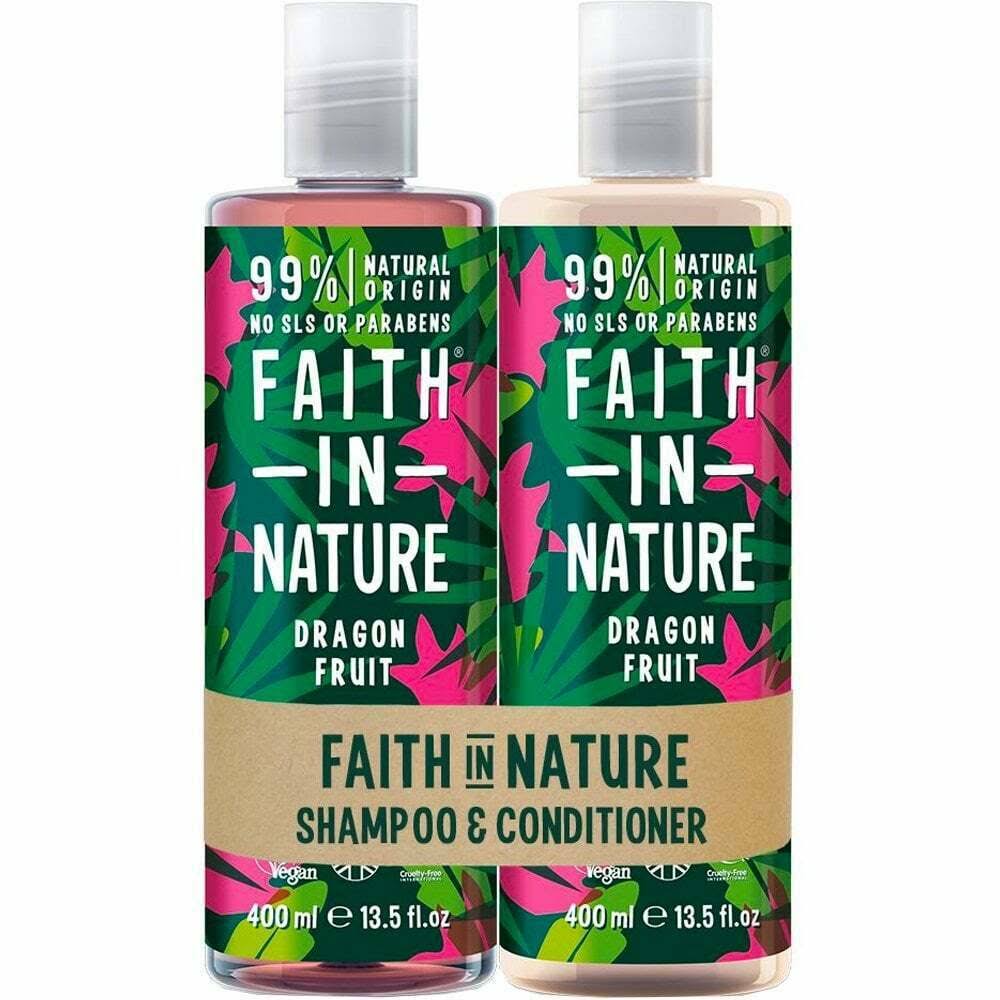 Faith in Nature Dragon Fruit Shampoo Conditioner Duo 400ml