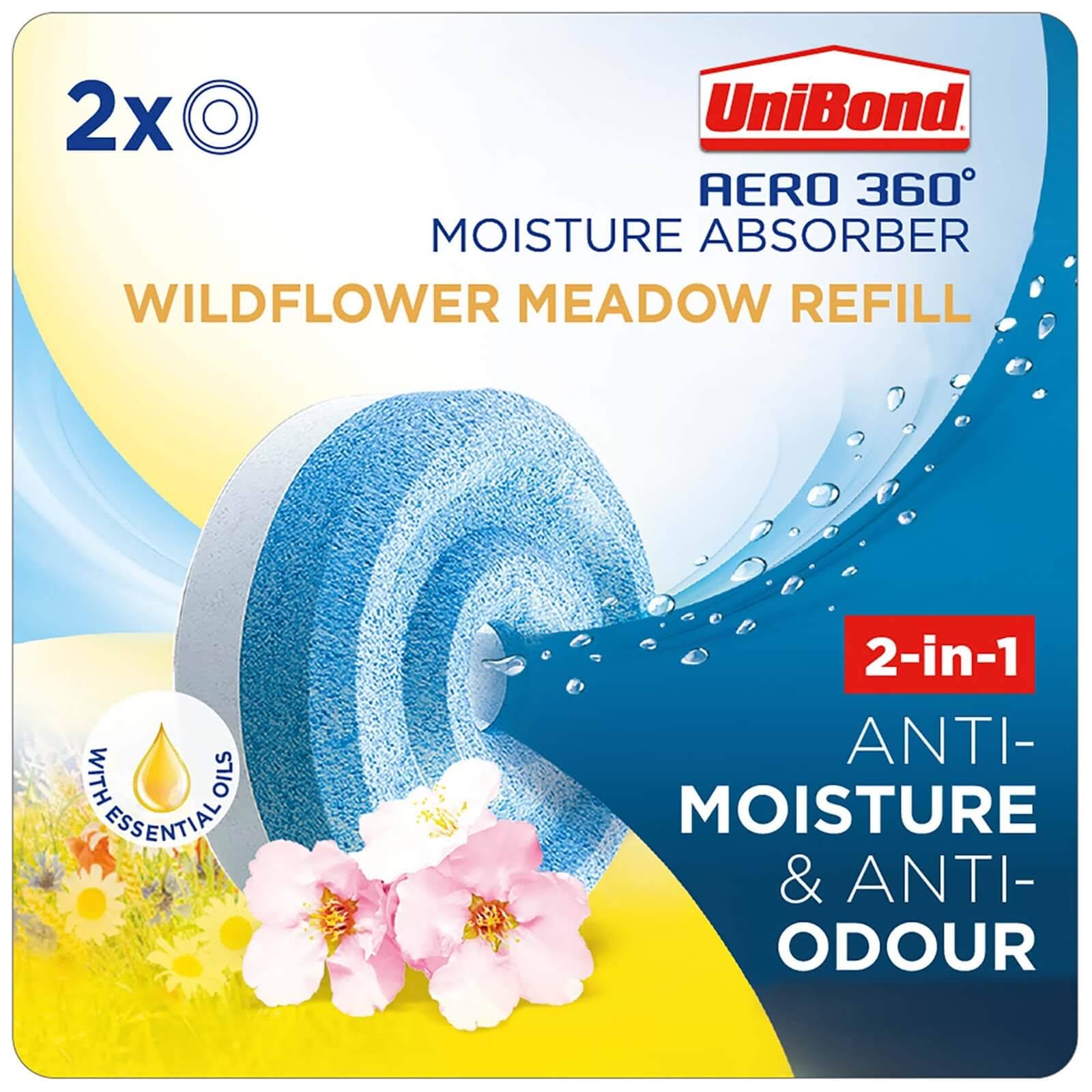 UniBond Aero 360 Moisture Absorber Wildflower Meadow Refill (Pack 2)
