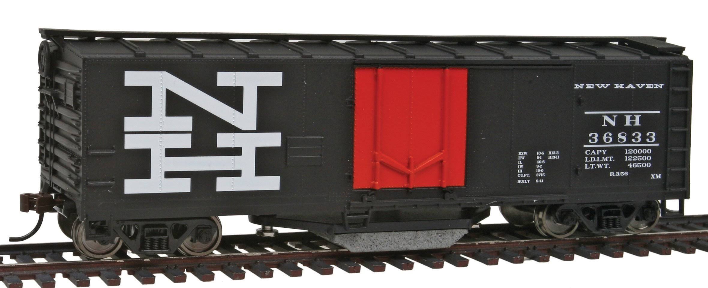 Walthers 931-1755 HO New Haven 40' Plug-Door Track Cleaning Boxcar RTR