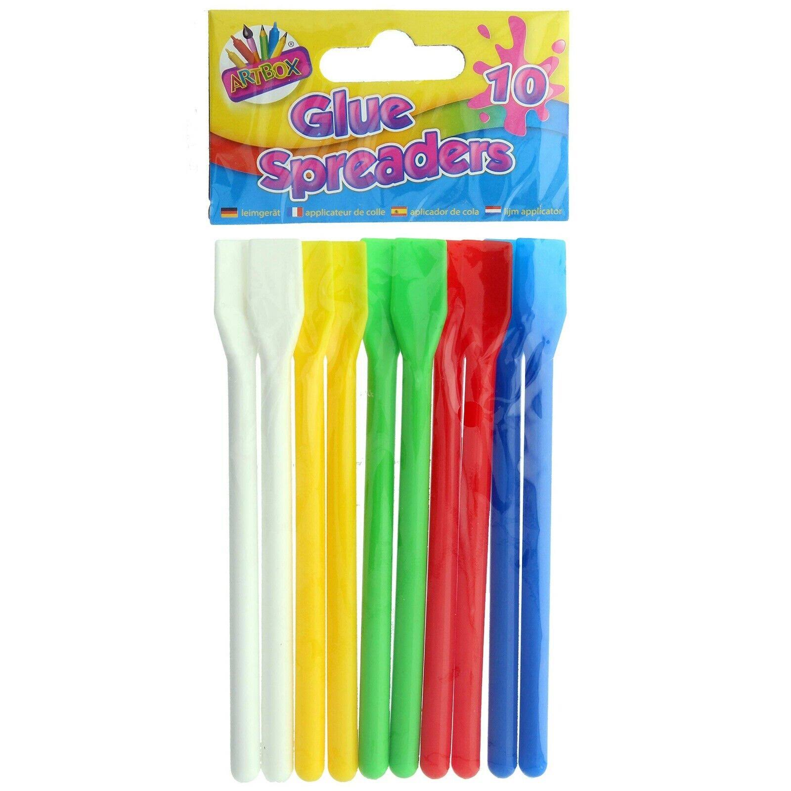 Artbox 5-Inch Coloured Glue Spreader (Pack of 10)