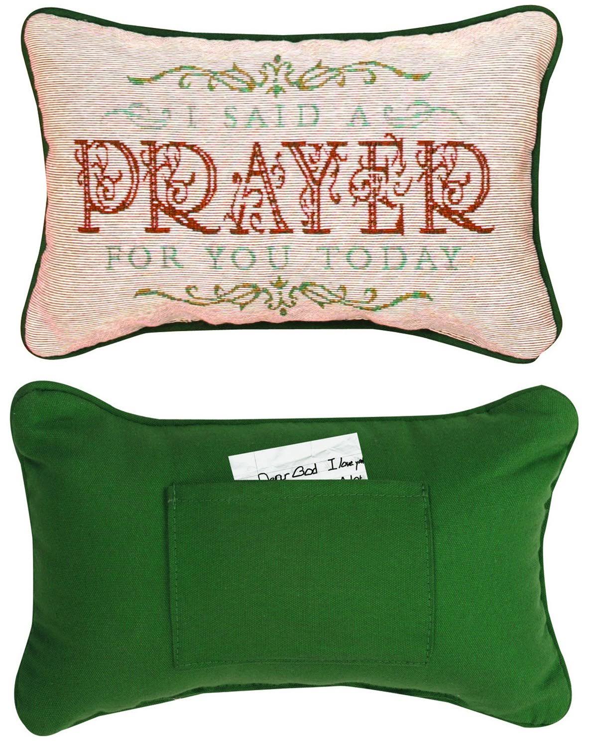 Weavers Manual Woodworkers 'I Said a Prayer for You Today' Decorative Throw Pillow, Multi, Size Specialty