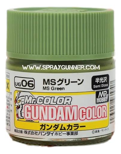 Gsi Creos Mr. Hobby Gundam Color Model Paint: Ms Green (Ug06)