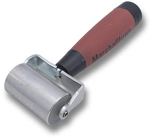 Marshalltown Flat Commercial Grade Seam Roller - 2", with DuraSoft Handle, Stainless Steel