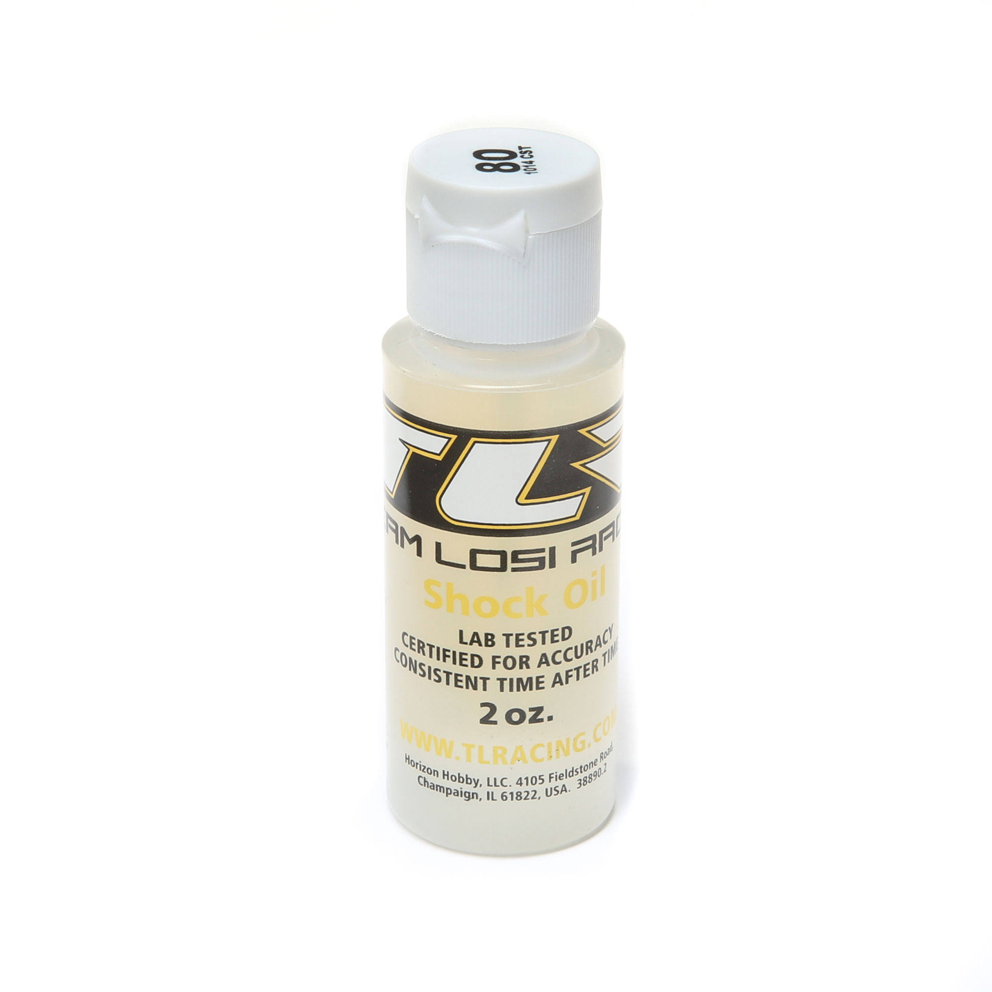 Team Losi Racing Silicone Shock Oil (2oz) 80wt TLR74016