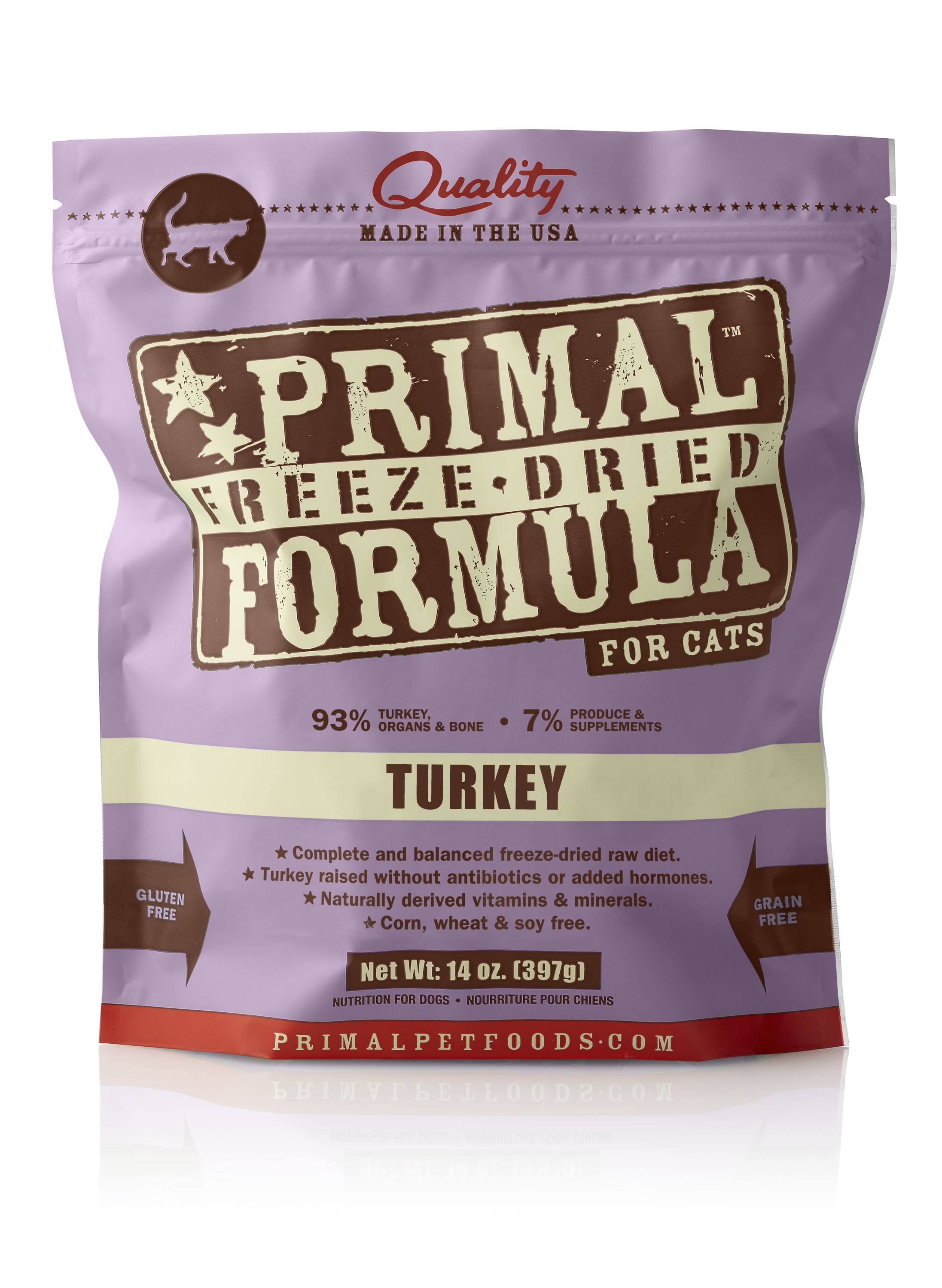 Primal Freeze Dried Cat Food - Turkey Formula, 5.5oz