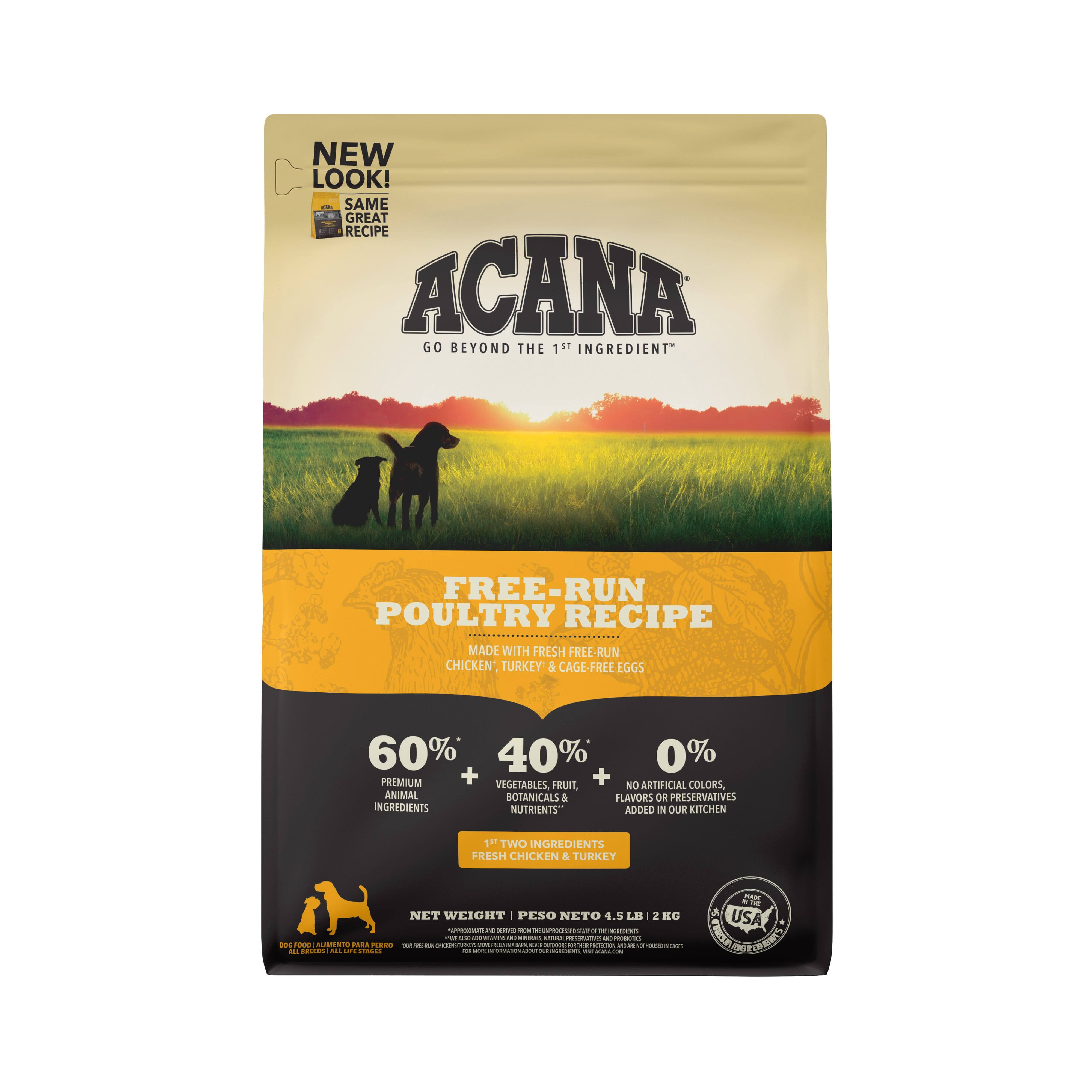 Acana Free Run Poultry Dry Dog Food - 2kg