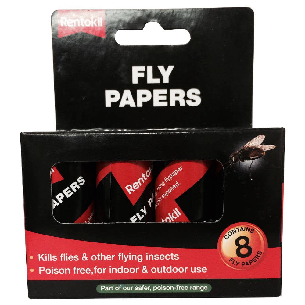 Zero in Fly Papers - 4 Pack