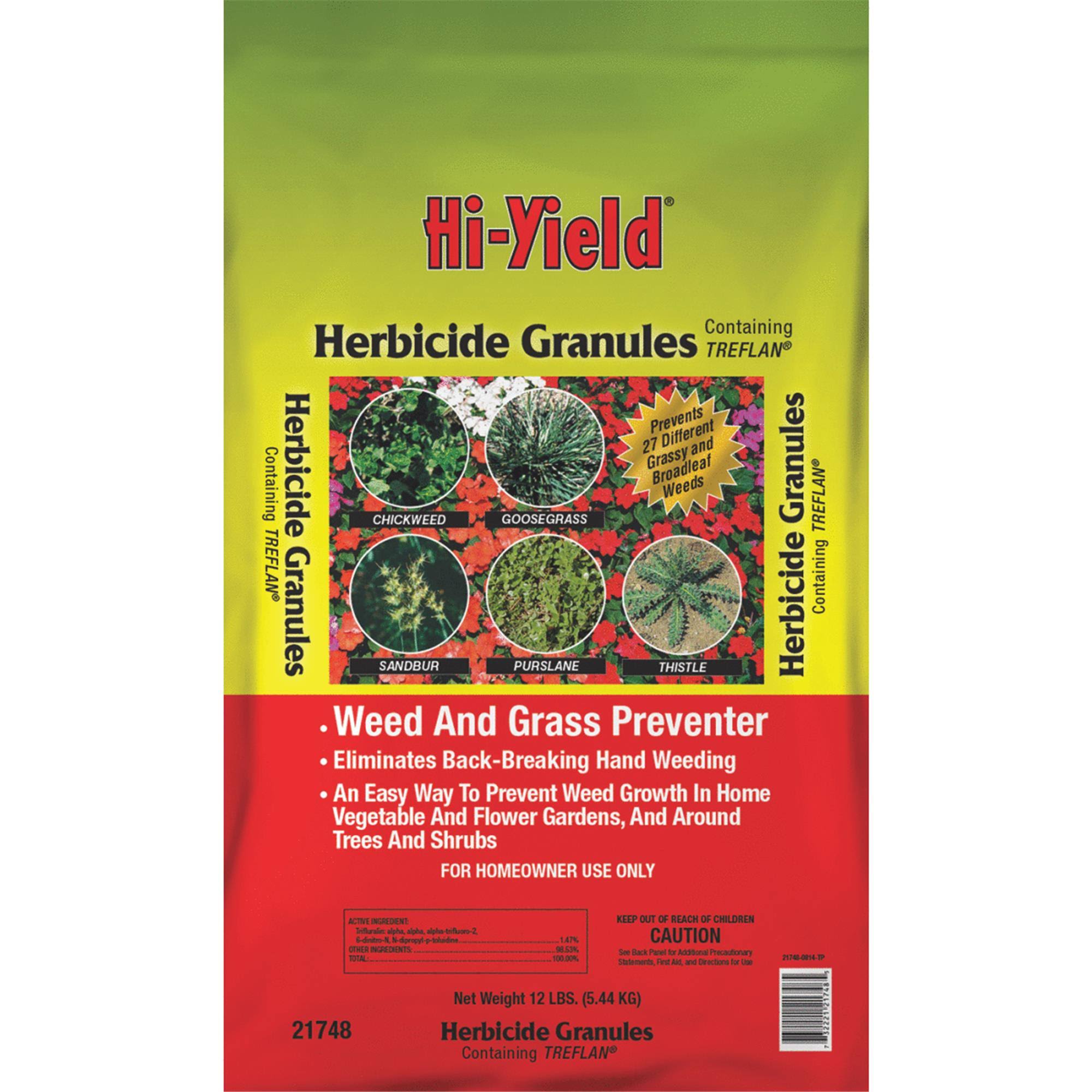 Hi Yield 21748 Herbicide Granules Weed and Grass Stopper - 15lbs