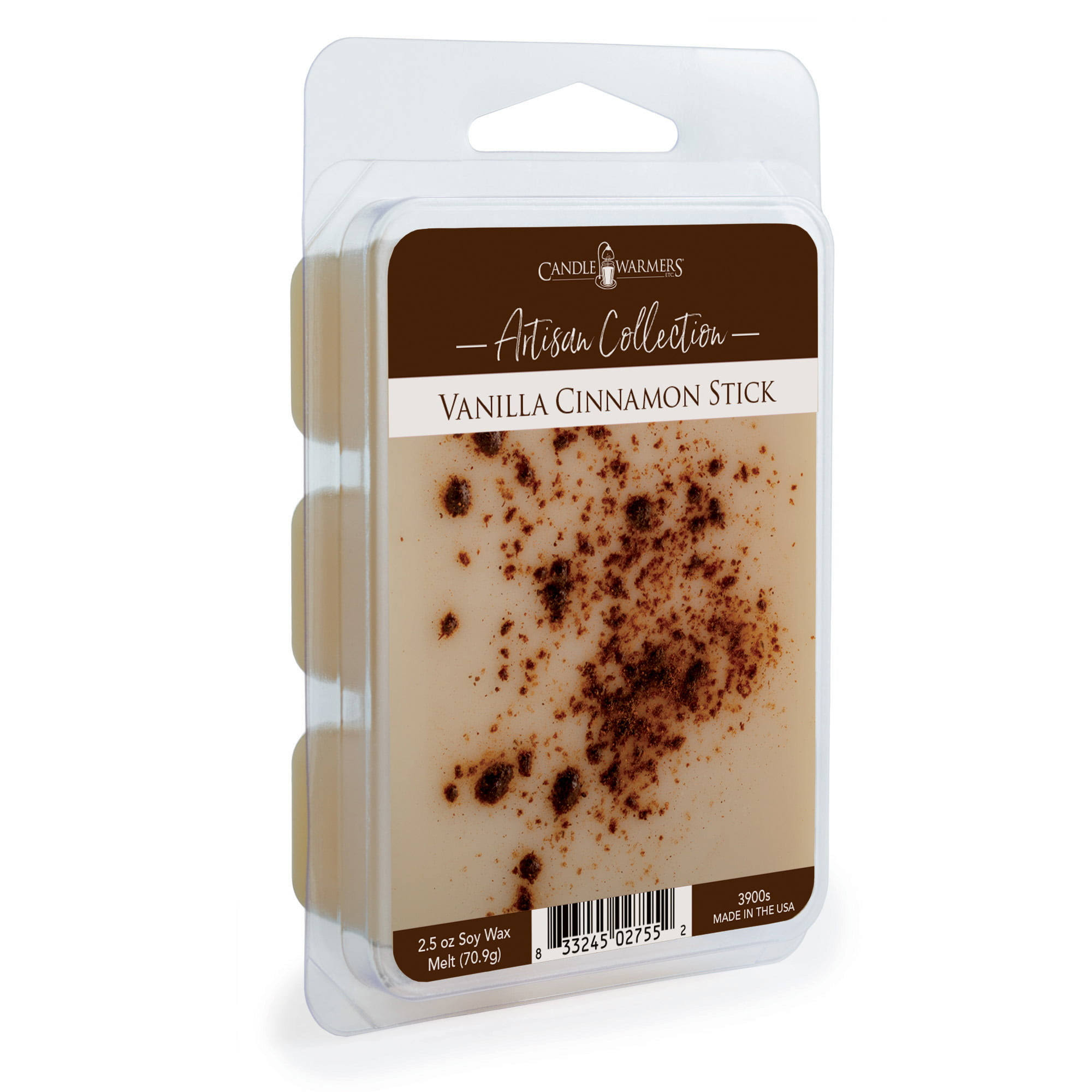 Place & Time Candle Warmers Artisan Vanilla Cinnamon Stick Scented Soy Wax Melts