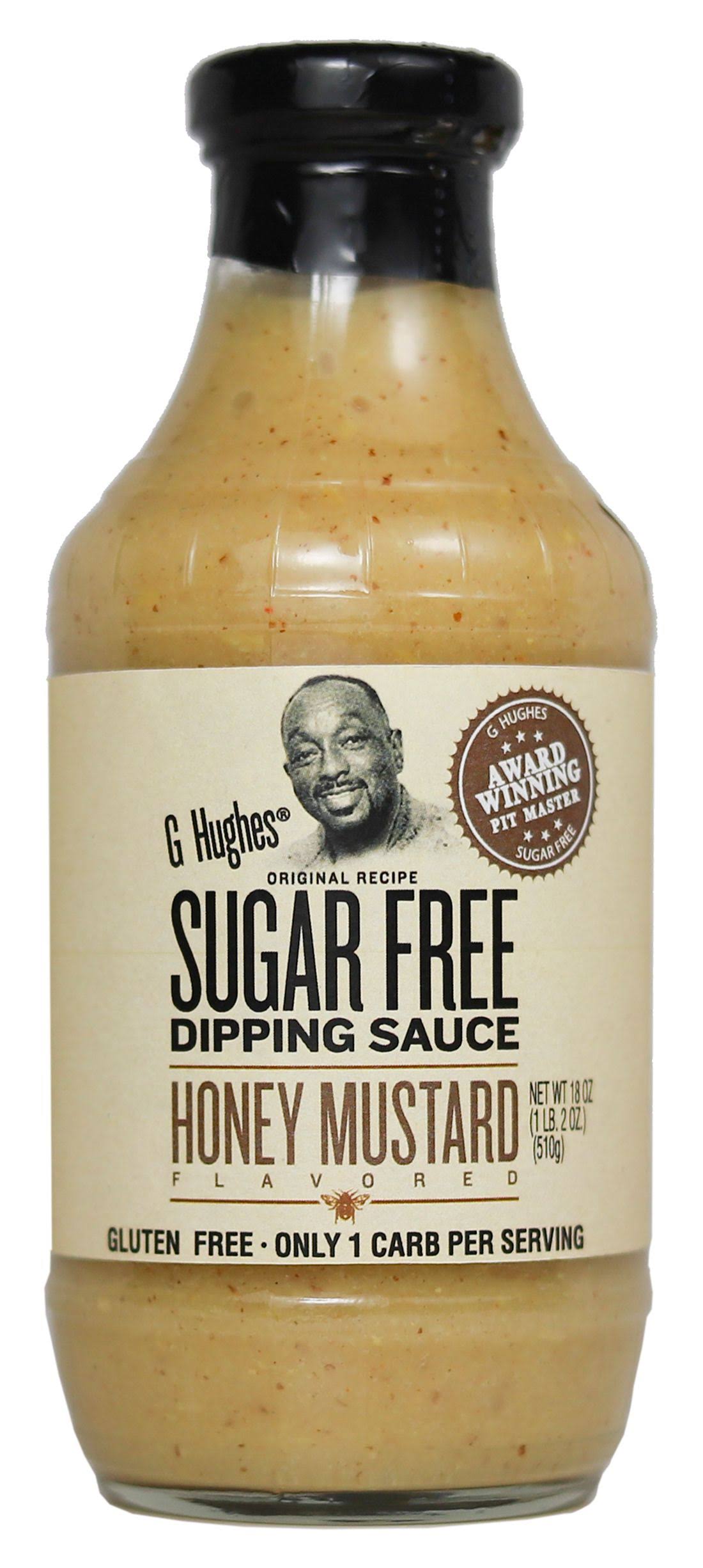 G Hughes Honey Mustard Sugar Free Dipping Sauce, 18 oz.