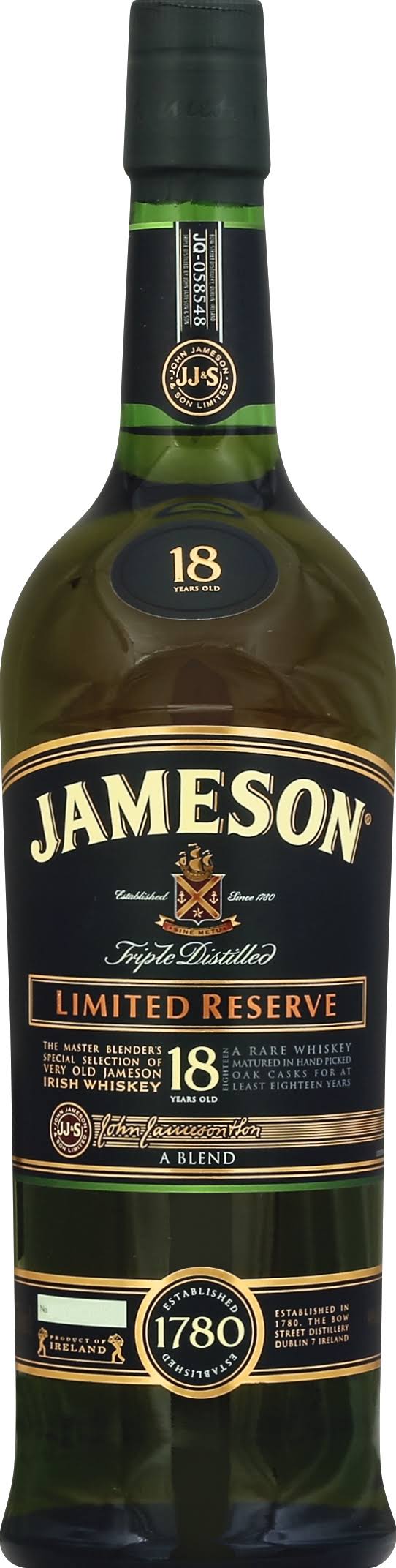 Jameson 18 Year Irish Whiskey - 750ml