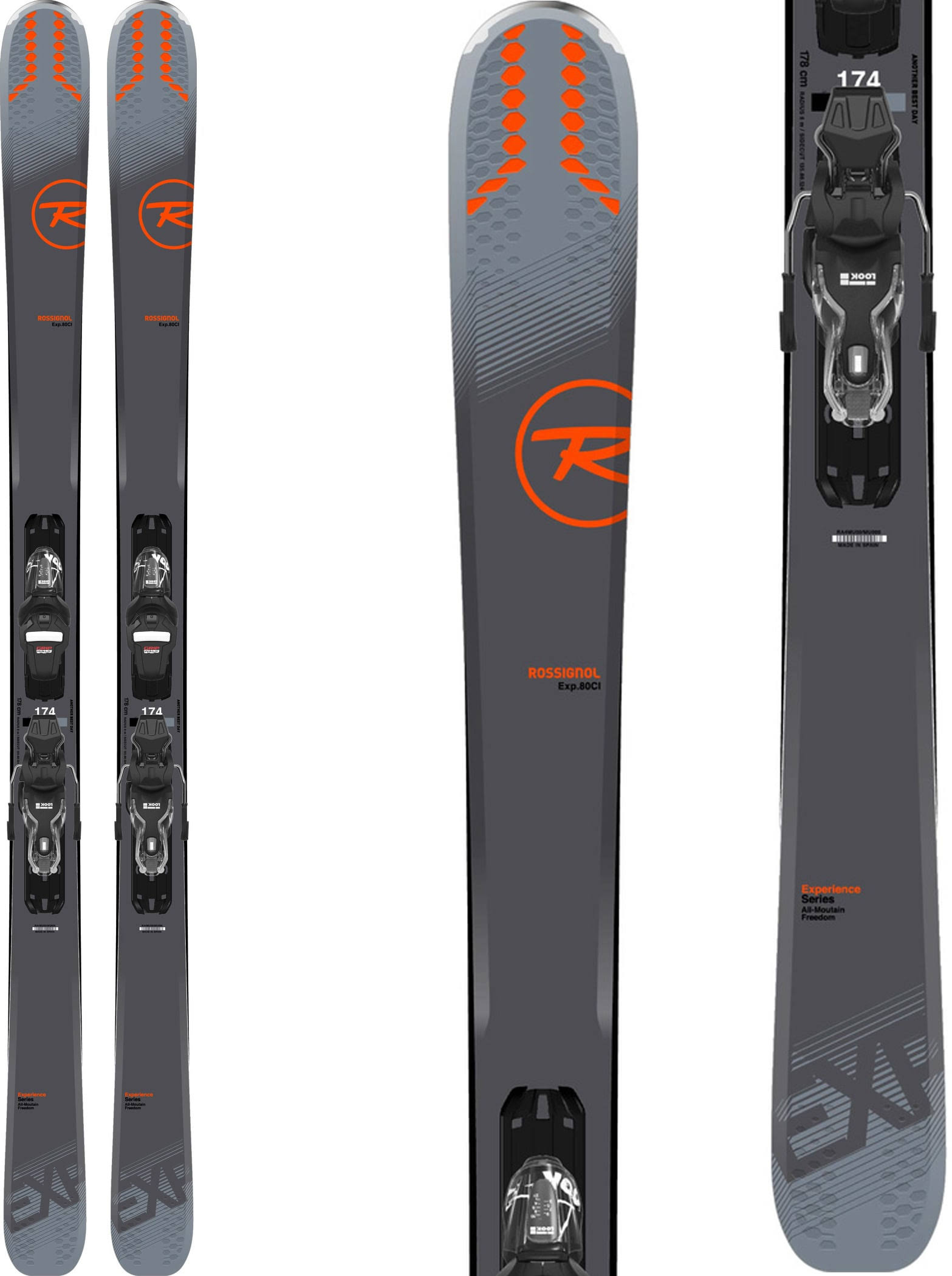 Rossignol Experience 80 Skis W/Xpress 10 GW Bindings Mens