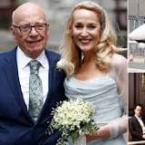 Like a scene from Succession: The moment henchman employed by Jerry Hall, 66, gave Rupert Murdoch, 91, divorce ...