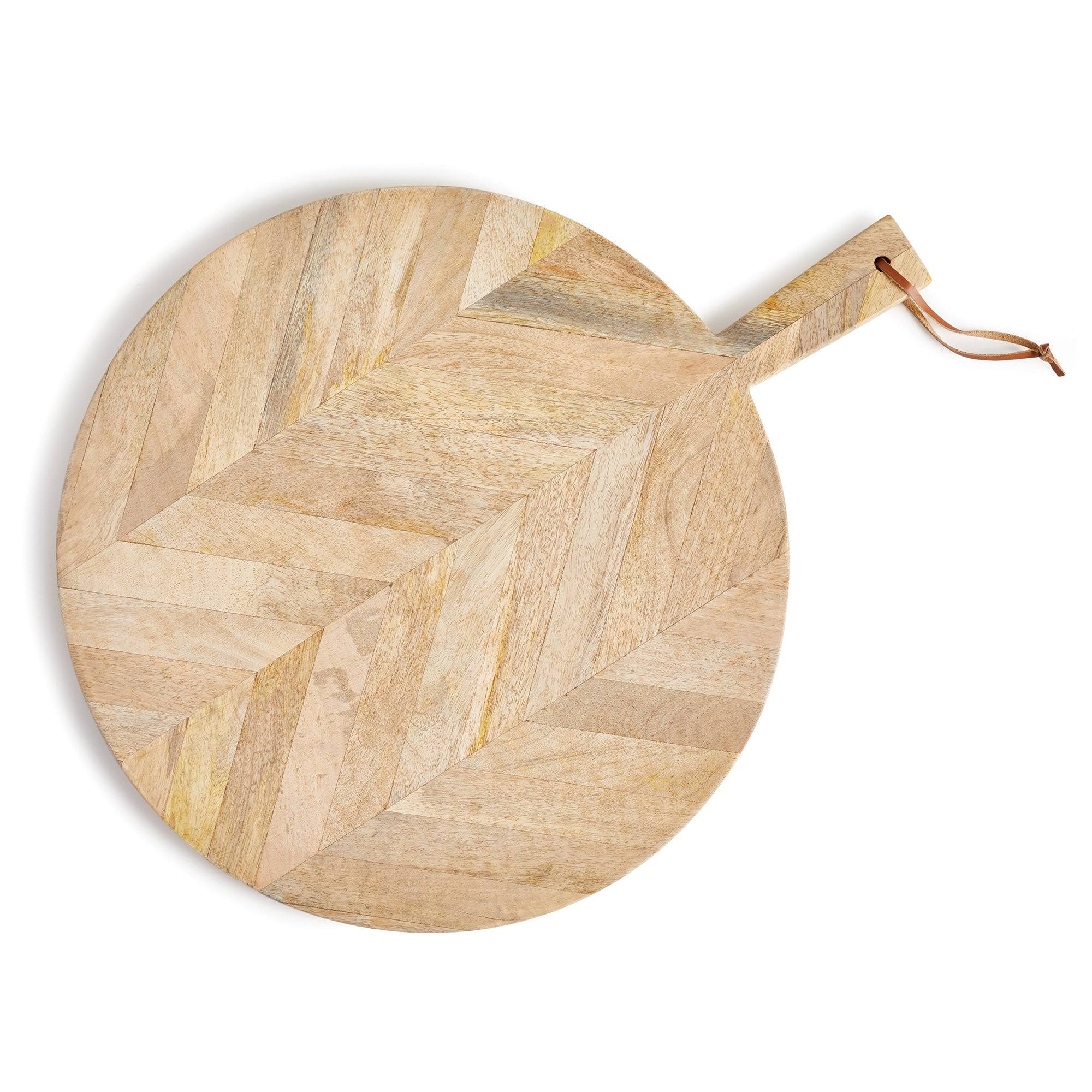 Napa Home & Garden Marquetry Round Serving Board, Large