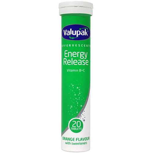 Valupak Vitamins One-A-Day Vitamin B and C Effervescent Tablets 20