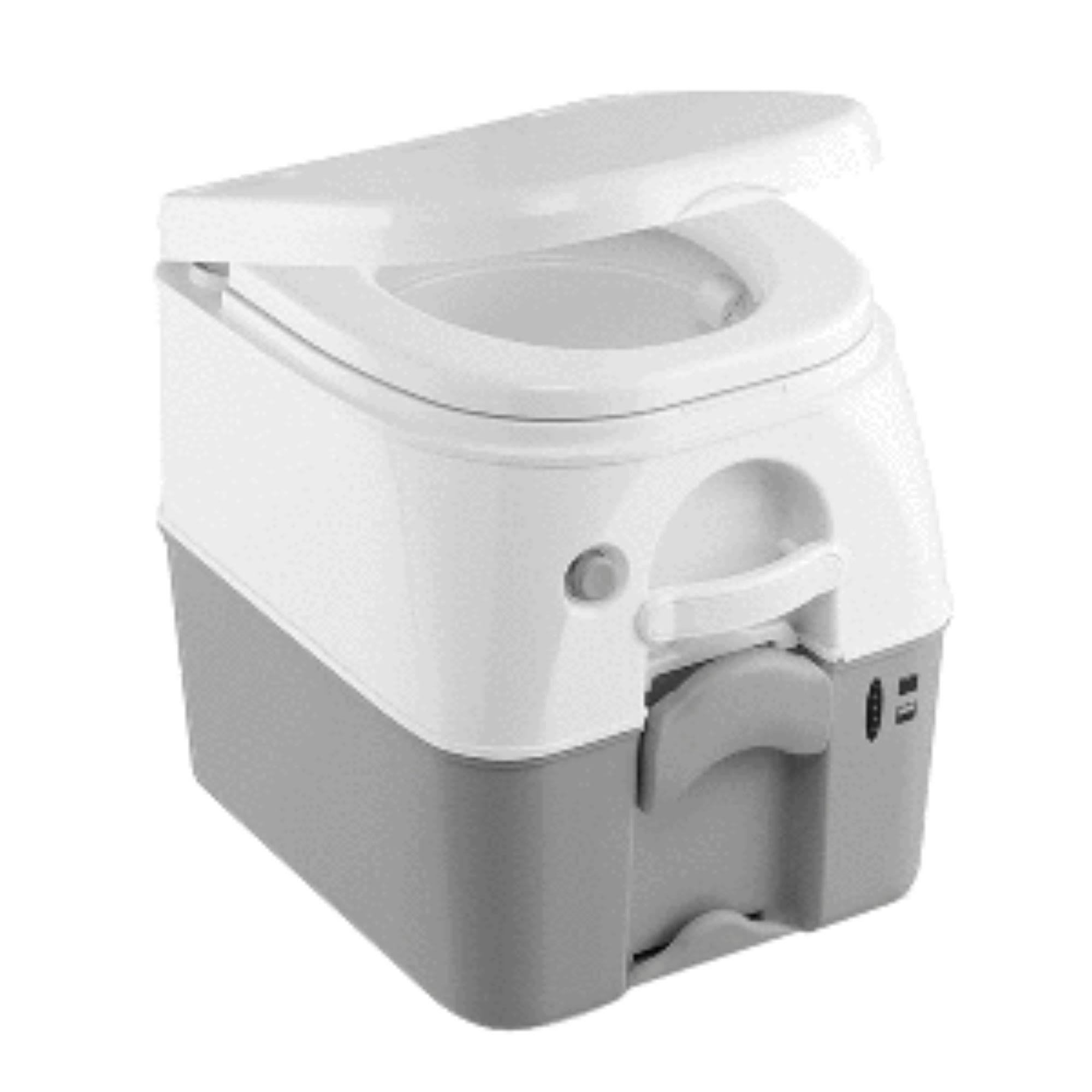Dometic - Sealand 975msd Portable Toilet 5.0 Gallon - Grey W Brackets