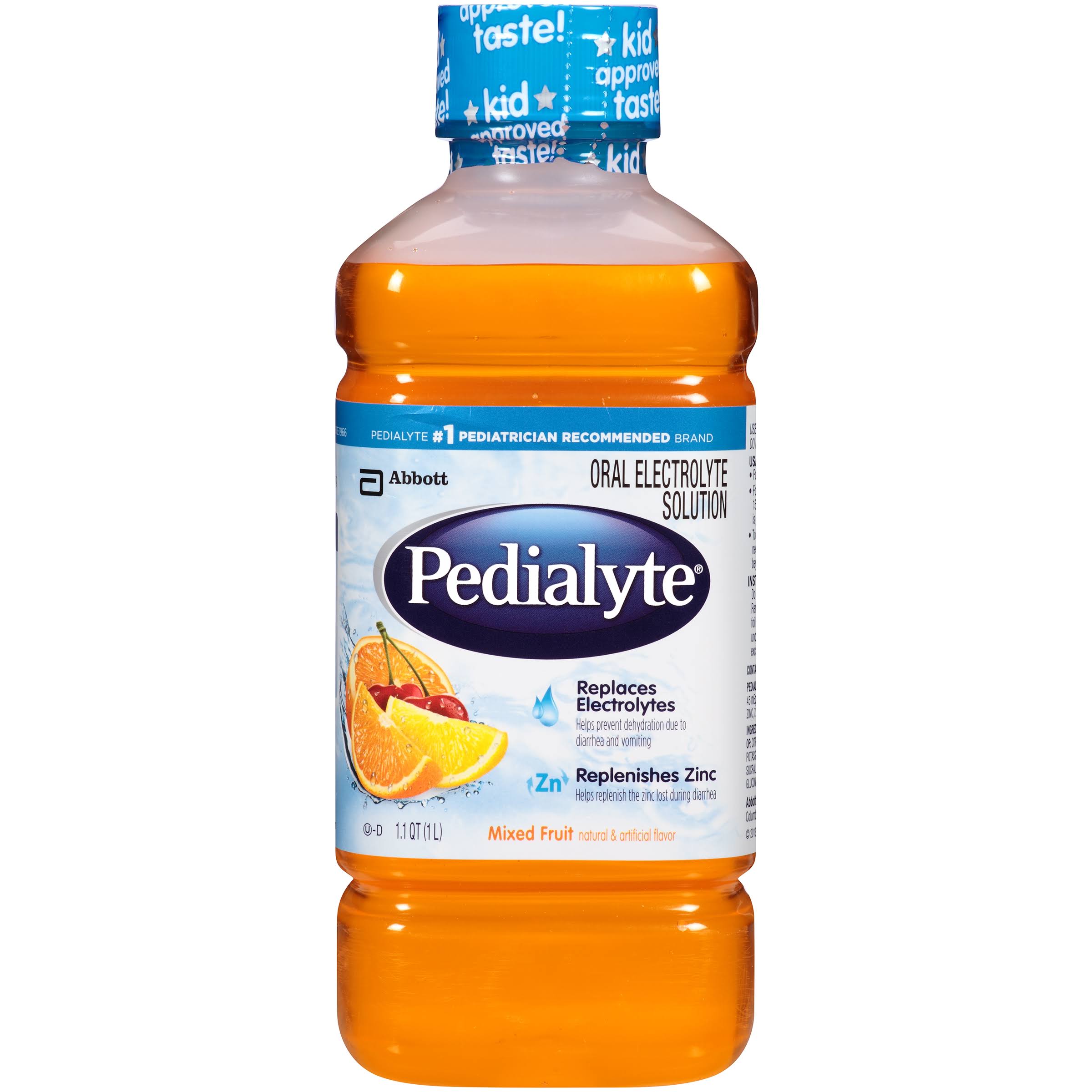 Abbott Pedialyte Electrolyte Solution - 1.1qt, Mixed Fruit