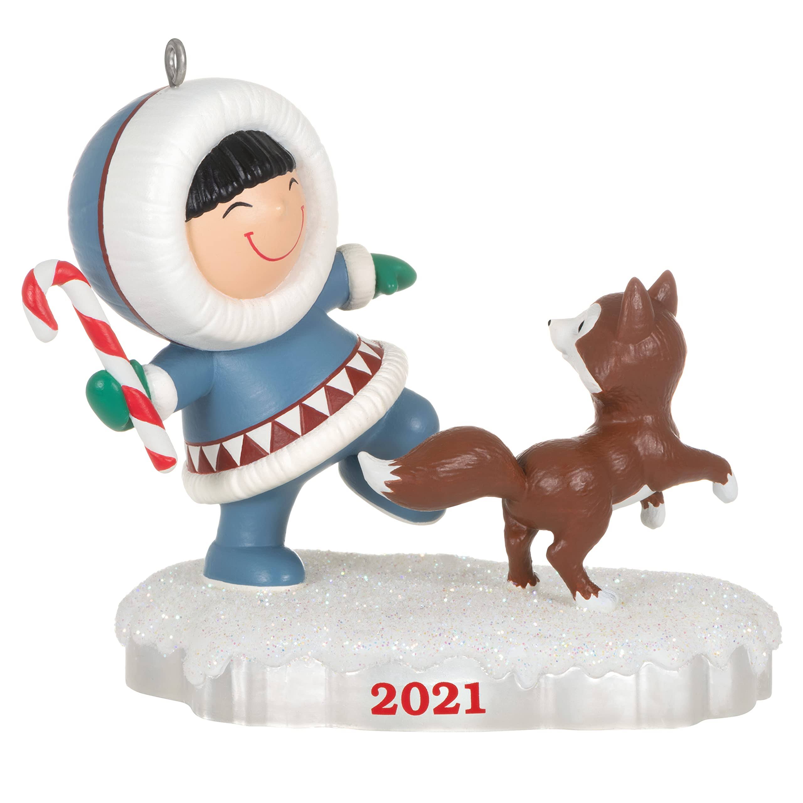 Hallmark Keepsake Christmas Ornament, Year Dated 2021, Frosty Friends