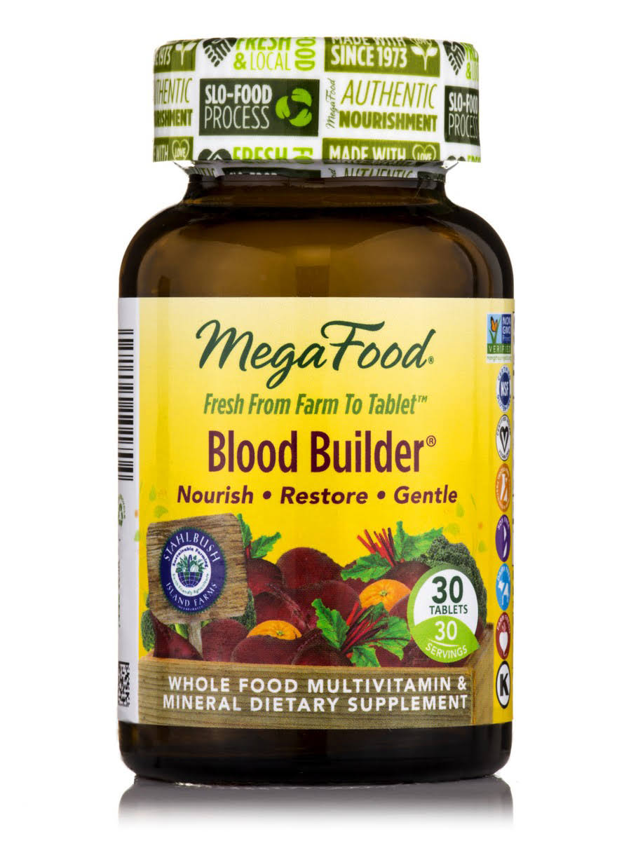 MegaFood Blood Builder - 30 Tablets