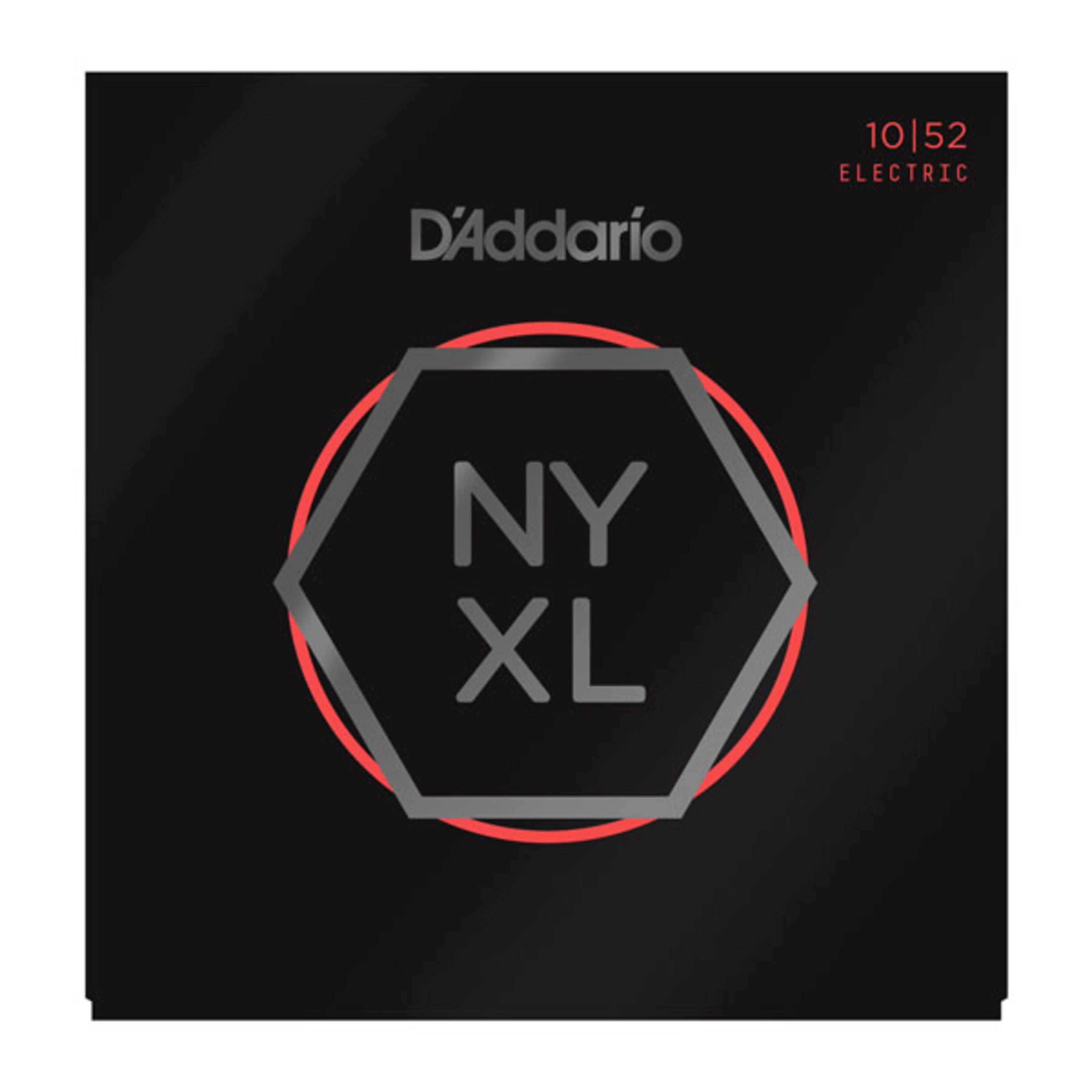 D'addario NYXL1052 Nickel Wound Electric Guitar Strings - Light Top & Heavy Bottom, x6