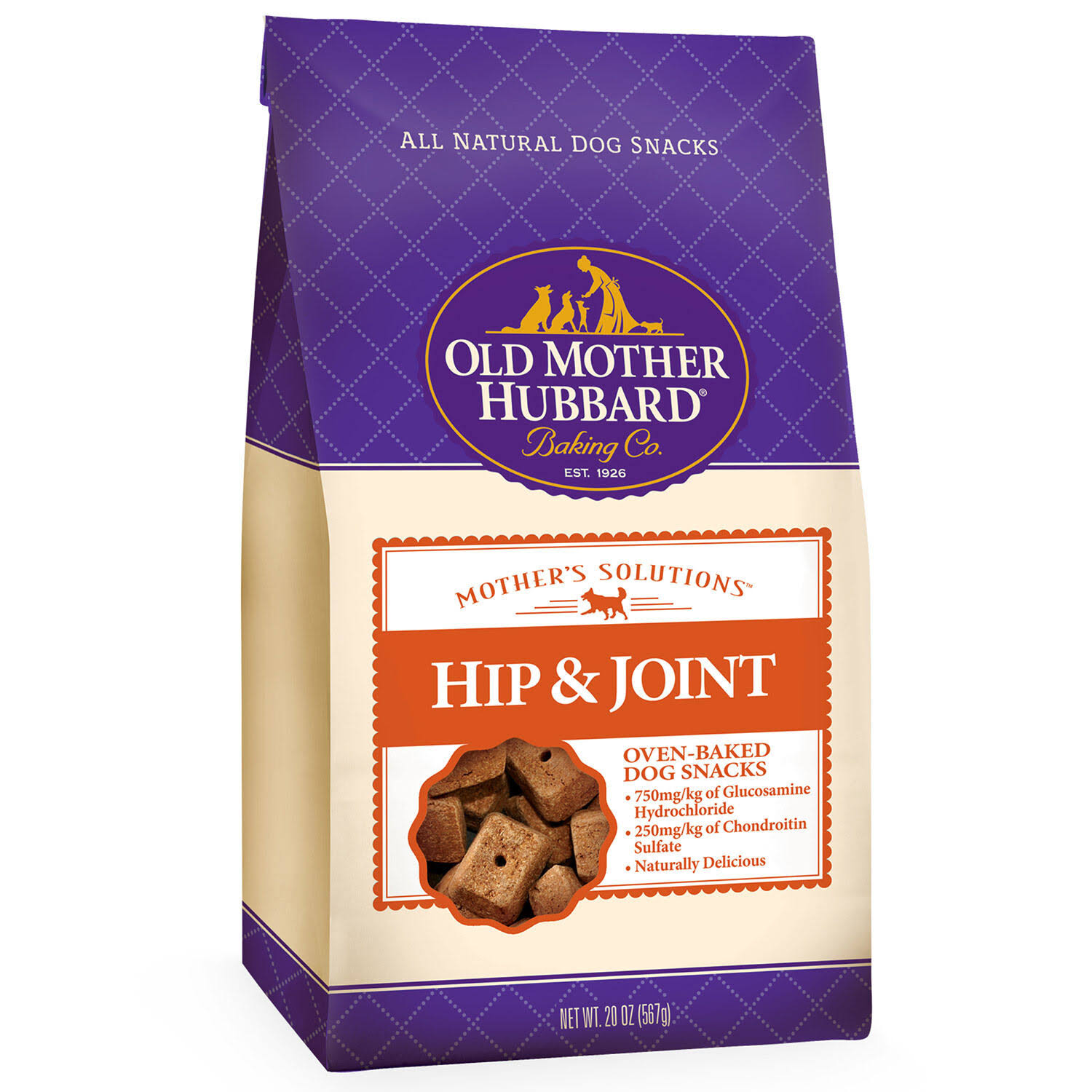 Old Mother Hubbard Mother's Solution Hip And Joint Snacks For Dogs - 20oz