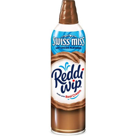 Reddi-wip Swiss Miss Hot Cocoa Flavored Whipped Topping, 15 oz.