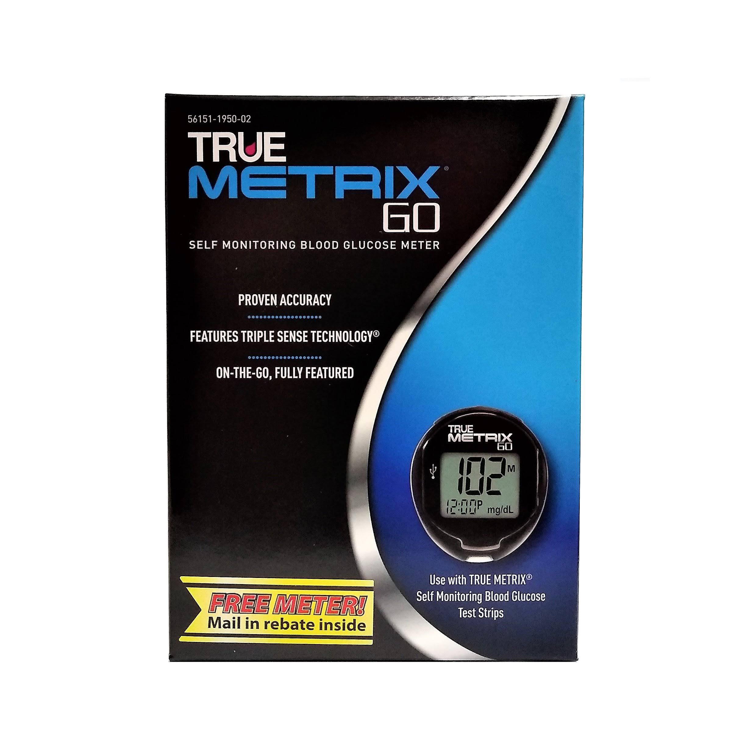 Truemetrix Go Blood Glucose Meter, Self Monitoring
